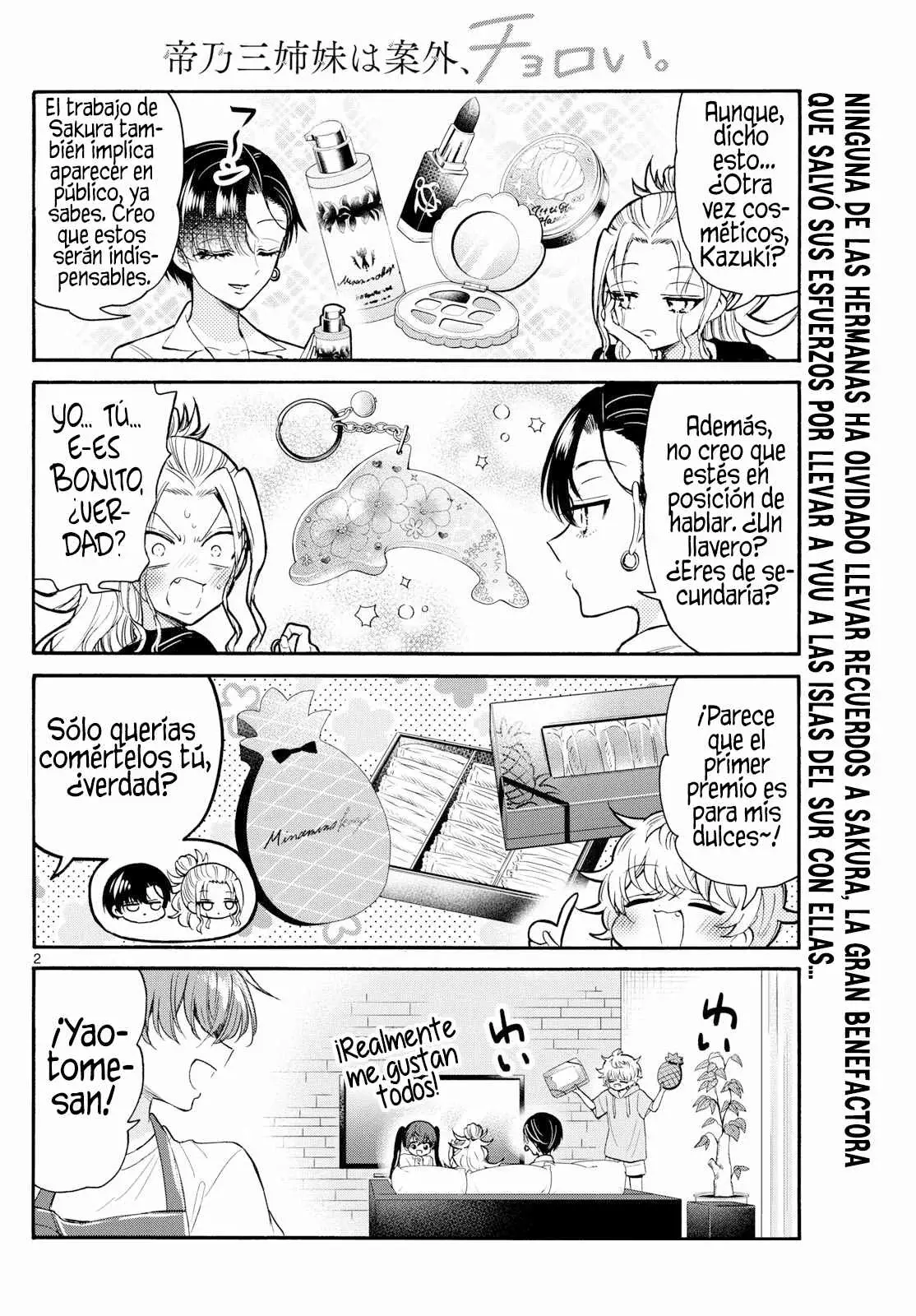 Mikadono Sanshimai wa Angai, Choroi Capitulo 110: Soltarse página 3