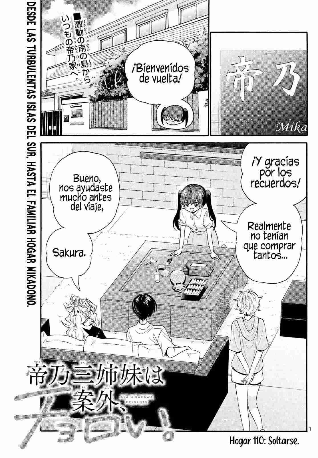 Mikadono Sanshimai wa Angai, Choroi Capitulo 110 página 2