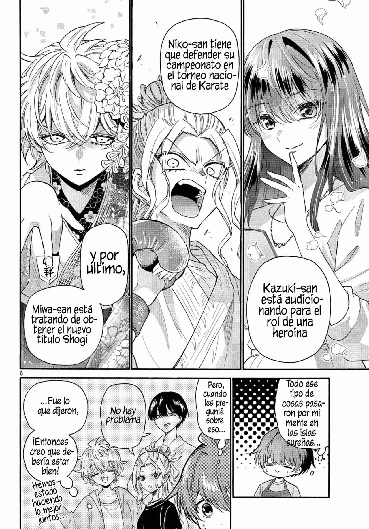 Mikadono Sanshimai wa Angai, Choroi Capitulo 111: Momento de realización página 6