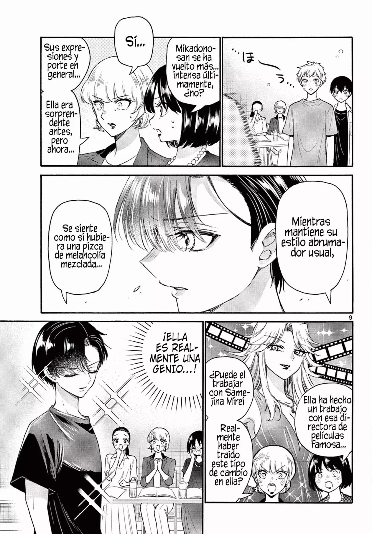 Mikadono Sanshimai wa Angai, Choroi Capitulo 111: Momento de realización página 9