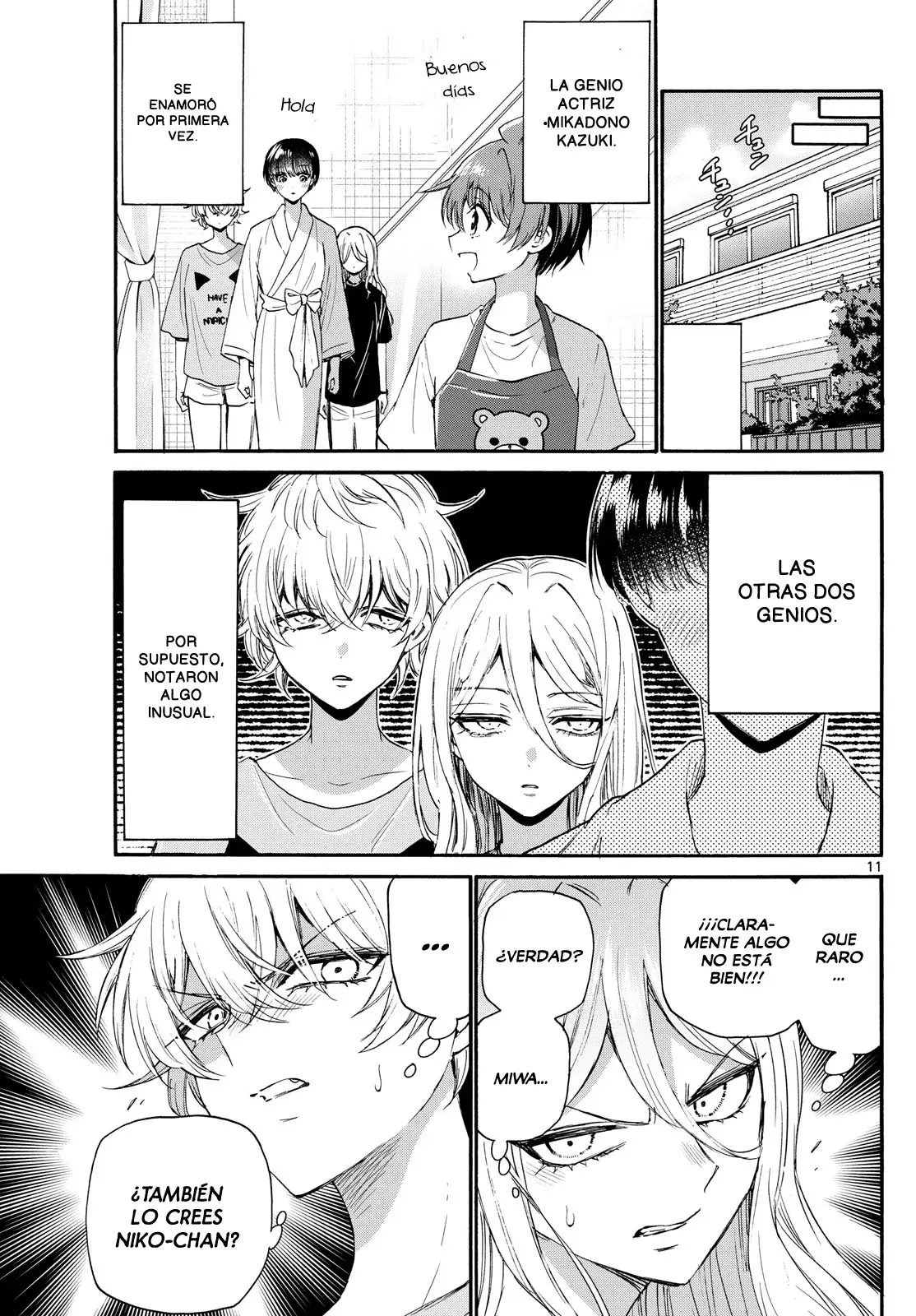 Mikadono Sanshimai wa Angai, Choroi Capitulo 112: El amor de Kazuki página 12
