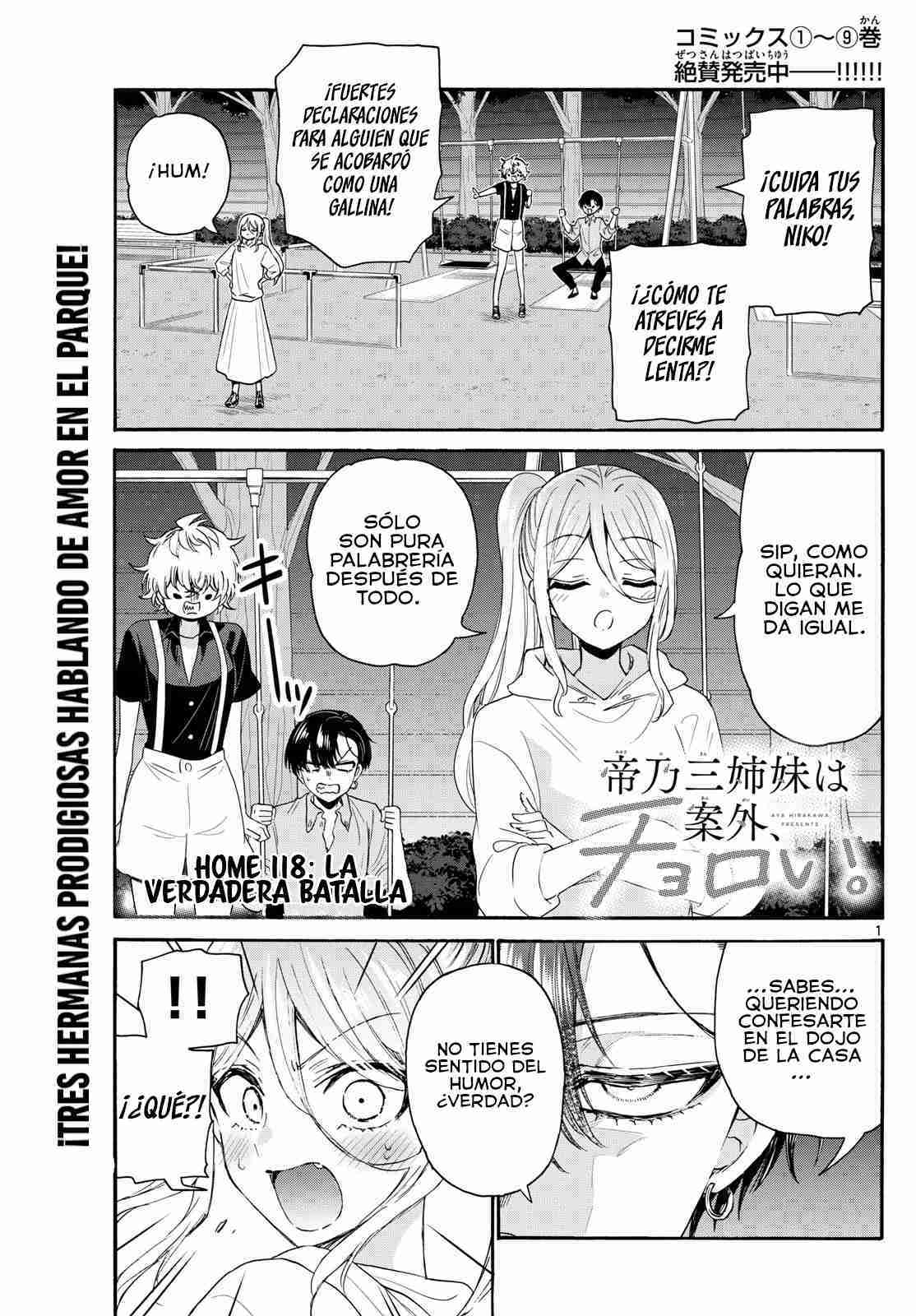 Mikadono Sanshimai wa Angai, Choroi Capitulo 118 página 3