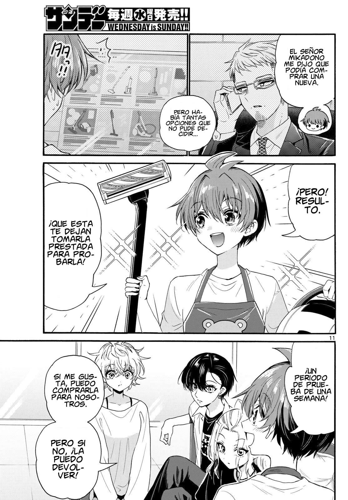 Mikadono Sanshimai wa Angai, Choroi Capitulo 126 página 11