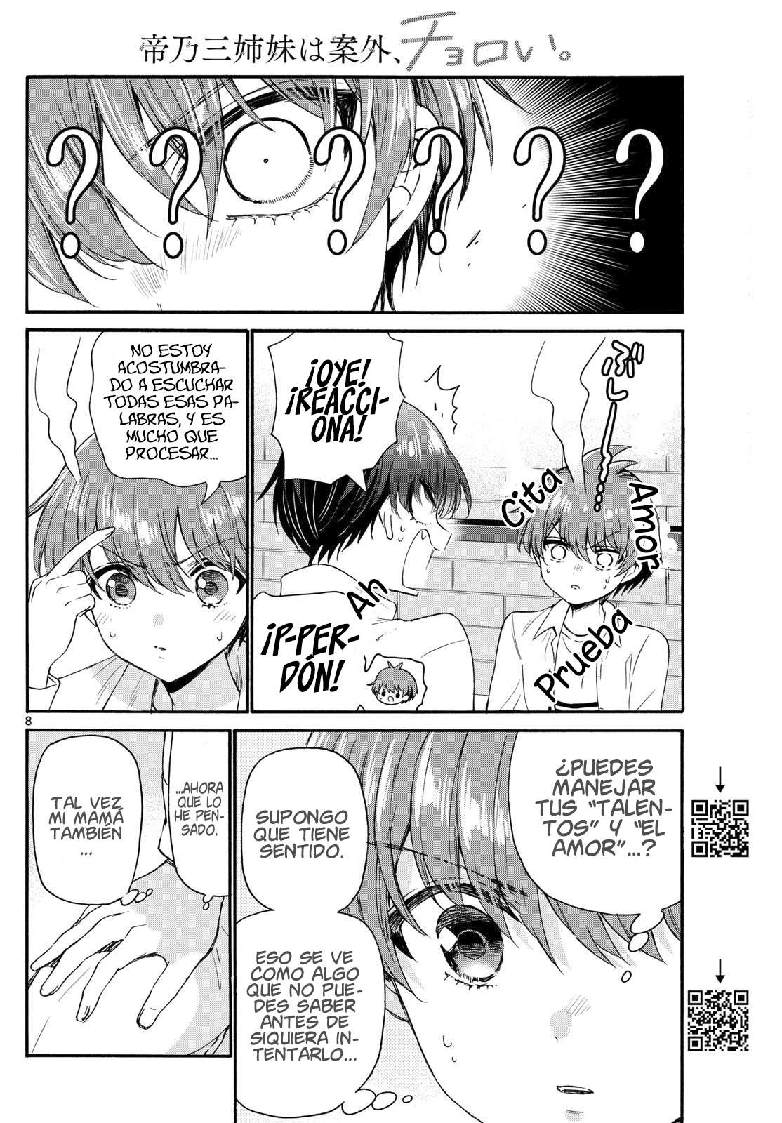 Mikadono Sanshimai wa Angai, Choroi Capitulo 127 página 8