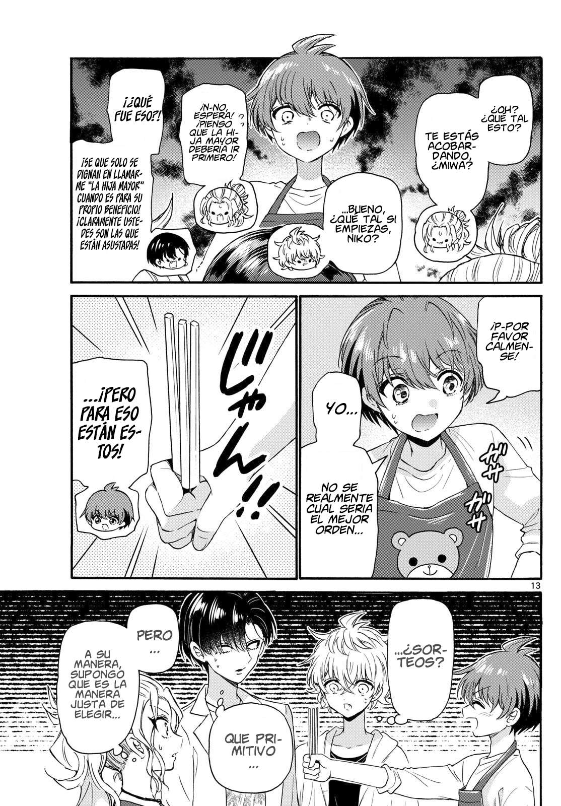 Mikadono Sanshimai wa Angai, Choroi Capitulo 128 página 13