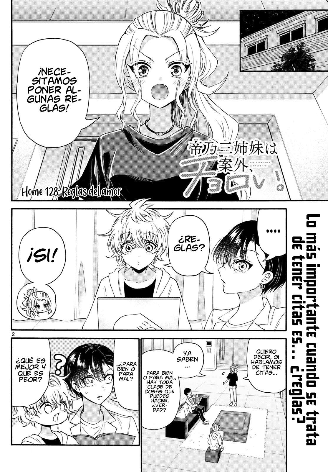 Mikadono Sanshimai wa Angai, Choroi Capitulo 128 página 2