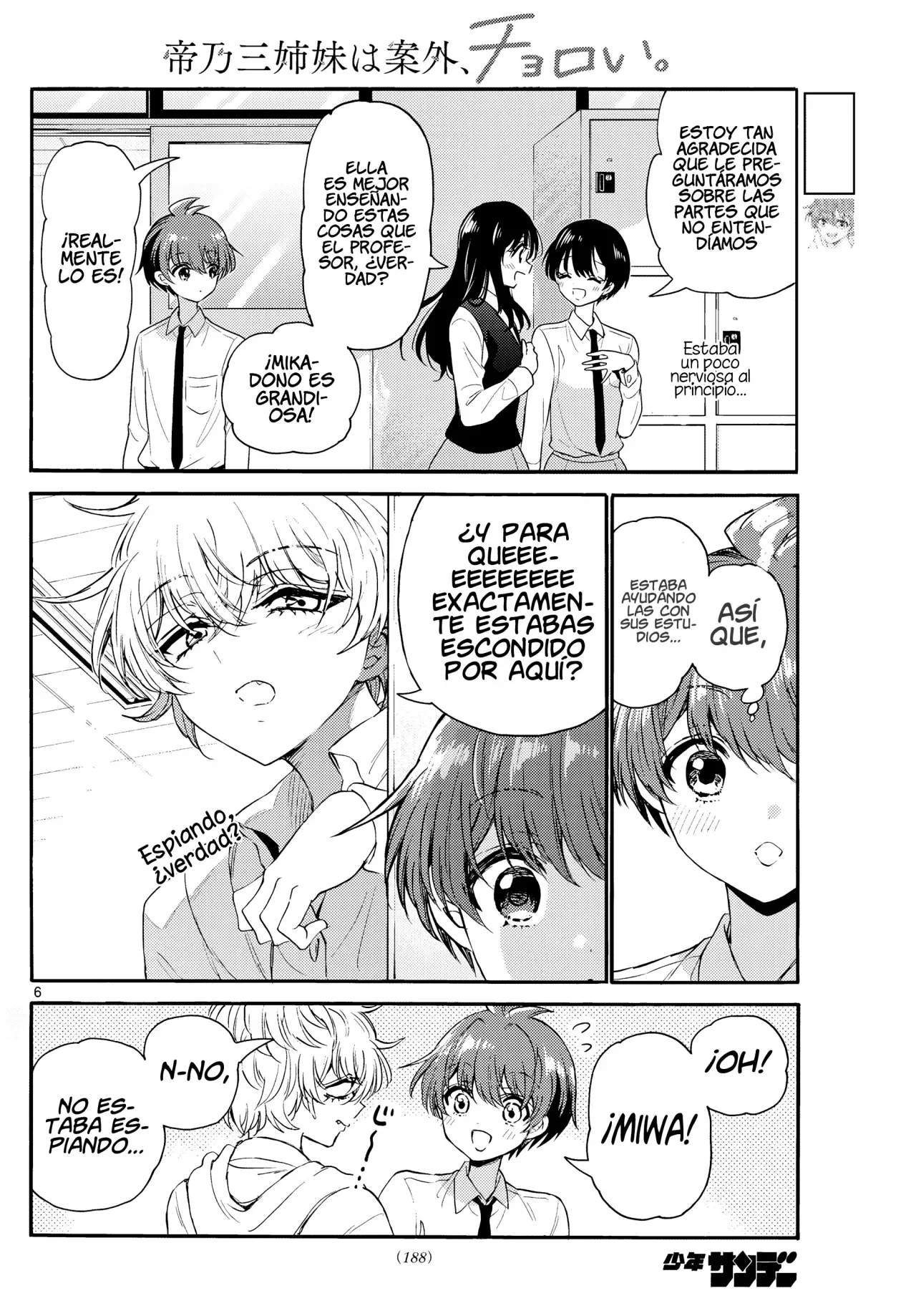 Mikadono Sanshimai wa Angai, Choroi Capitulo 136: Un movimiento brillante. página 10