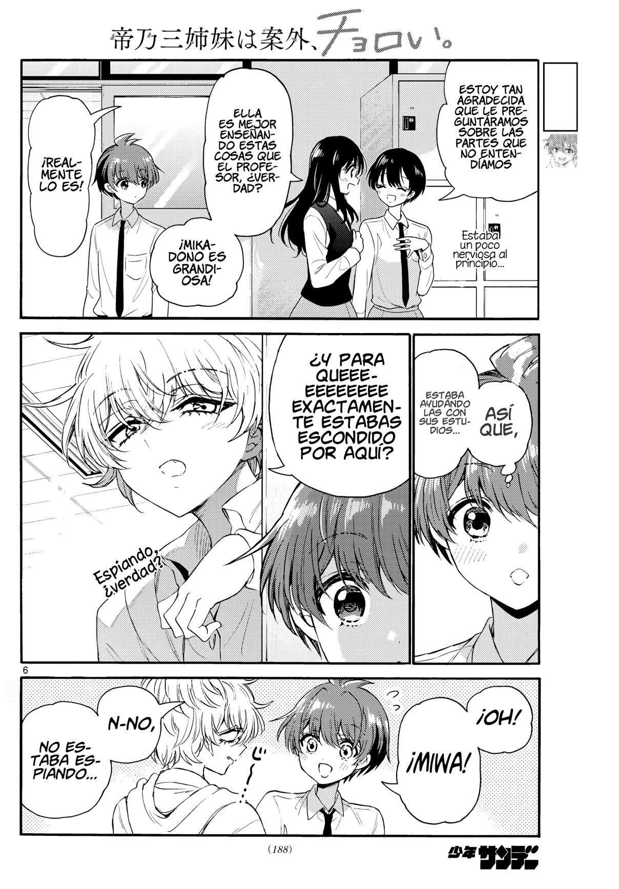 Mikadono Sanshimai wa Angai, Choroi Capitulo 136 página 6