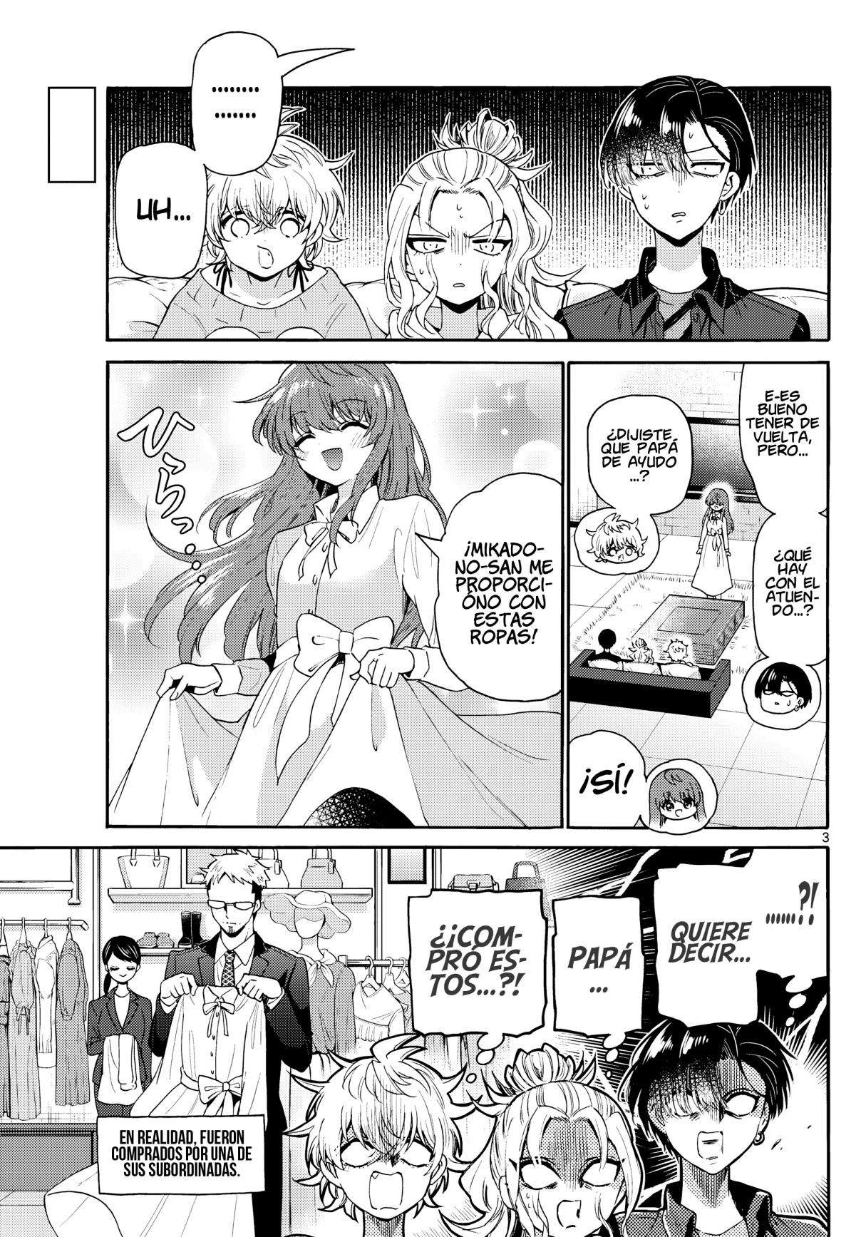 Mikadono Sanshimai wa Angai, Choroi Capitulo 142 página 4