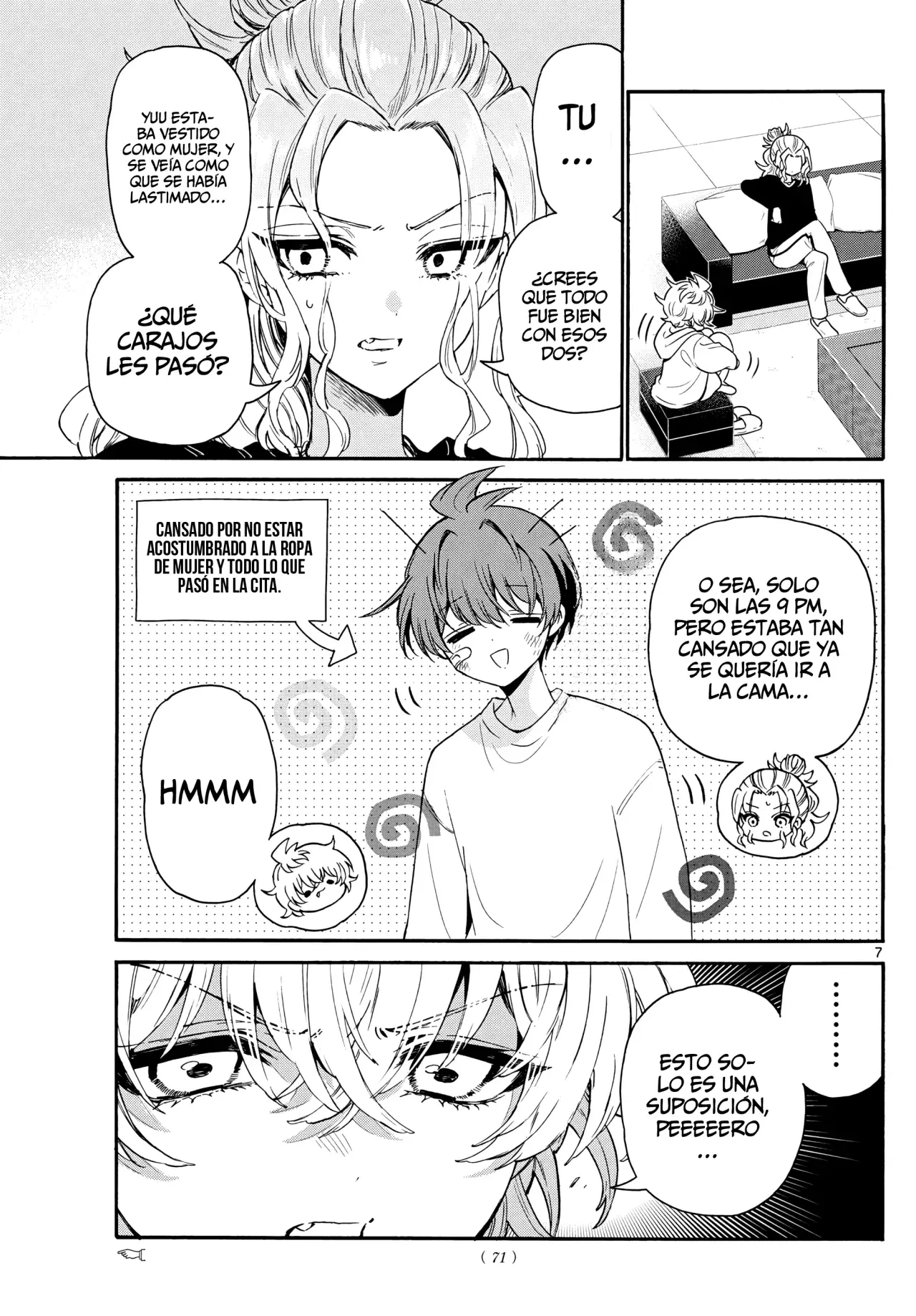 Mikadono Sanshimai wa Angai, Choroi Capitulo 149: Dándoles un empujoncito página 10
