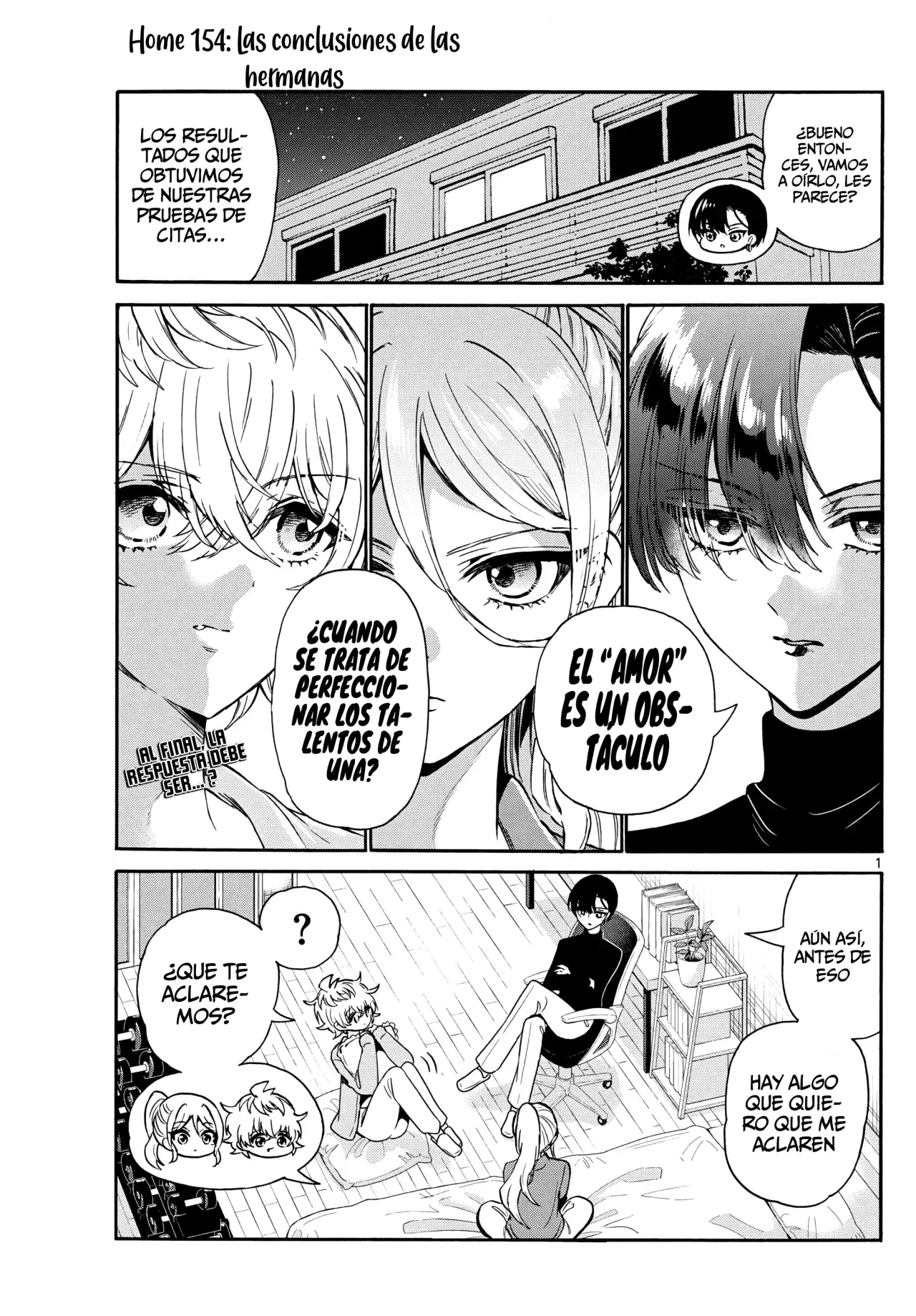 Mikadono Sanshimai wa Angai, Choroi Capitulo 154: Las conclusiones de las hermanas página 4