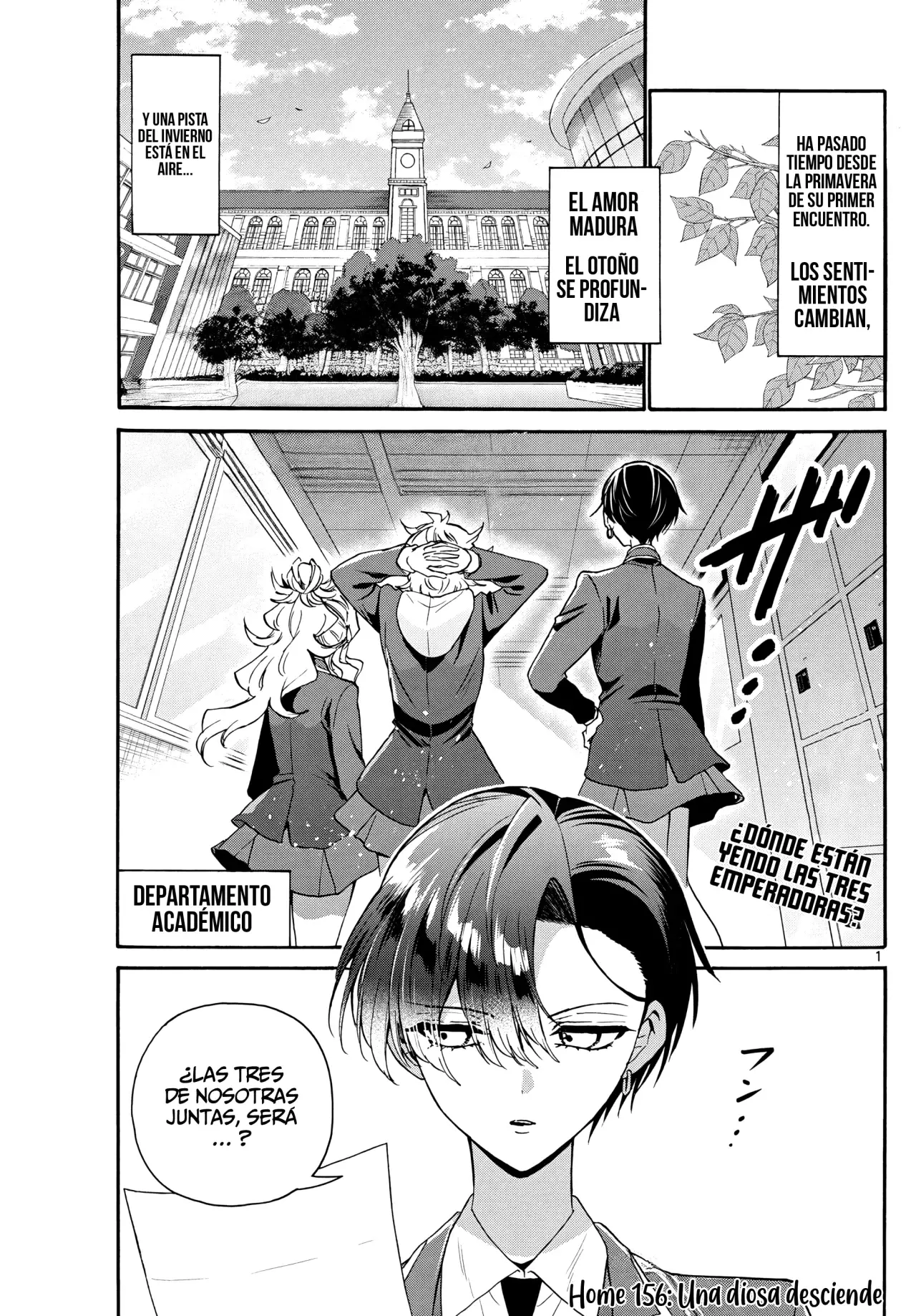 Mikadono Sanshimai wa Angai, Choroi Capitulo 156: Una diosa desciende página 4