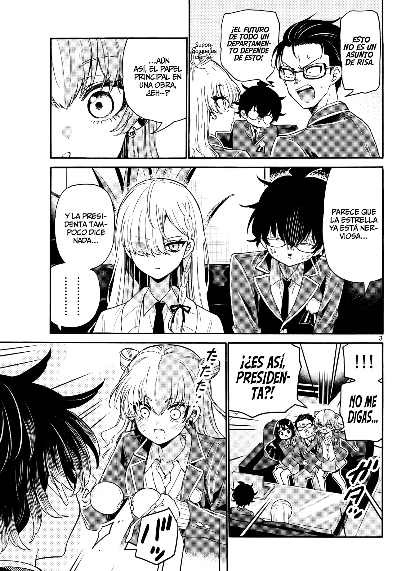 Mikadono Sanshimai wa Angai, Choroi Capitulo 161: La presidenta y el asistente. página 6