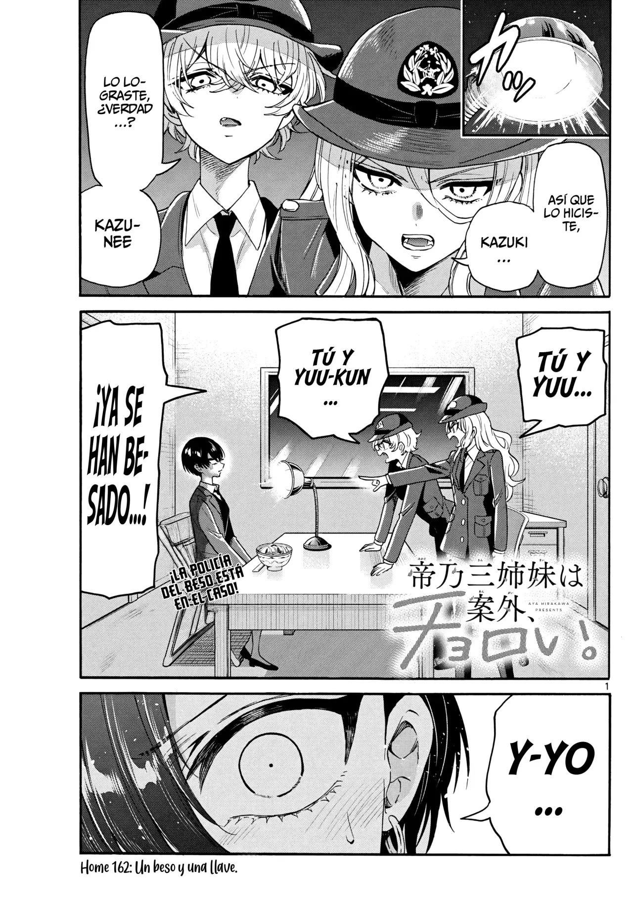 Mikadono Sanshimai wa Angai, Choroi Capitulo 162: Un beso y una llave. página 4