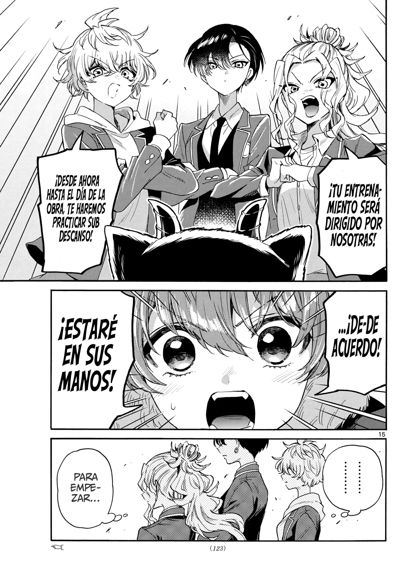 Mikadono Sanshimai wa Angai, Choroi Capitulo 164: Entramiento especial serio página 17