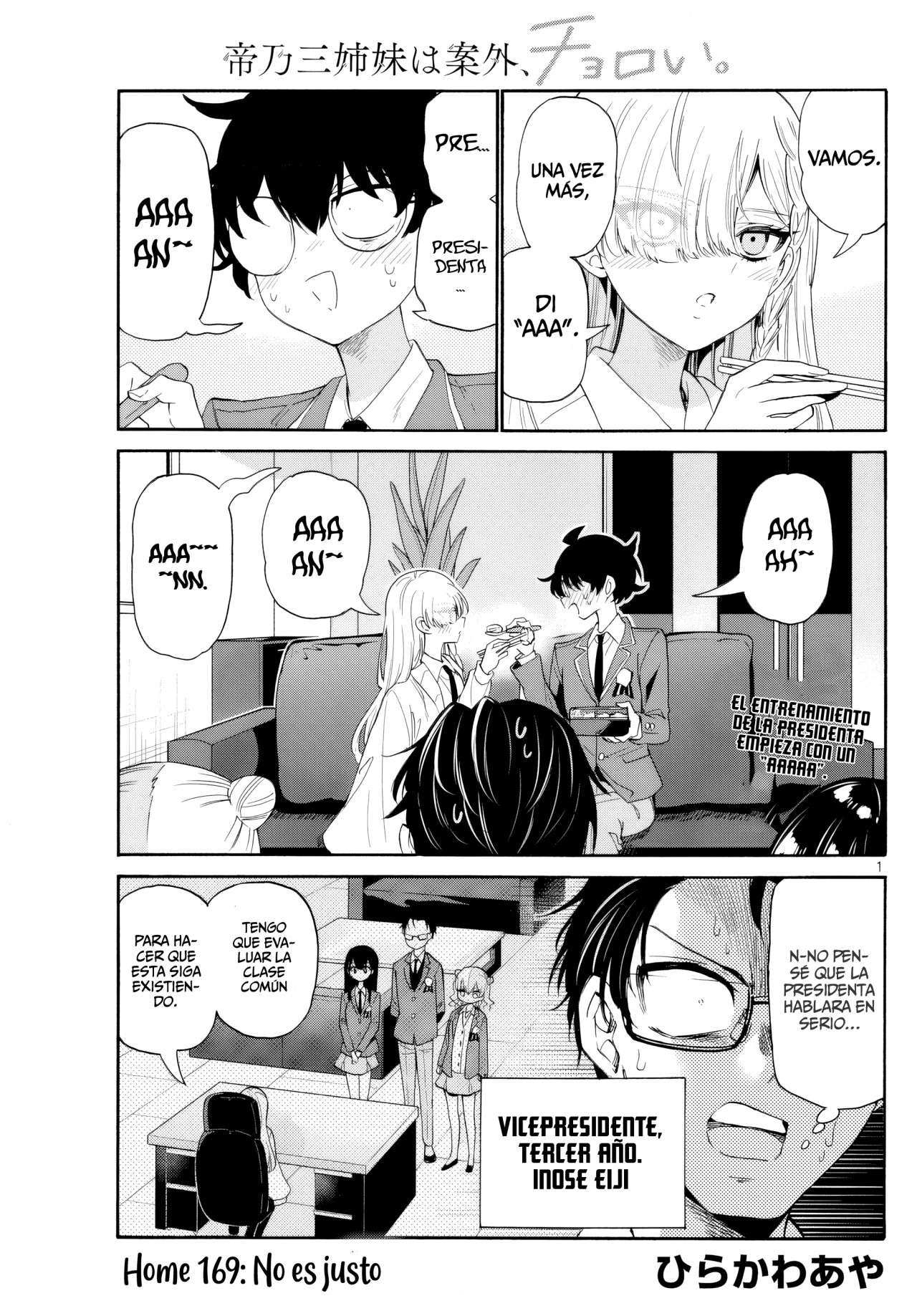 Mikadono Sanshimai wa Angai, Choroi Capitulo 169 página 5