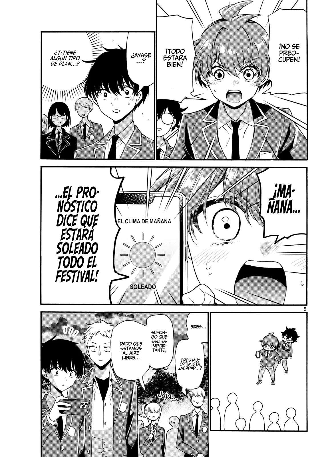 Mikadono Sanshimai wa Angai, Choroi Capitulo 173 página 8