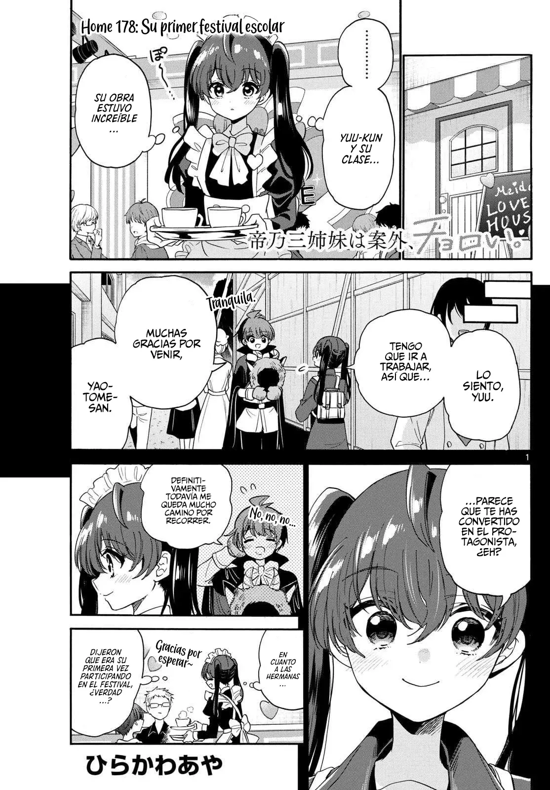 Mikadono Sanshimai wa Angai, Choroi Capitulo 178: Su primer festival página 4