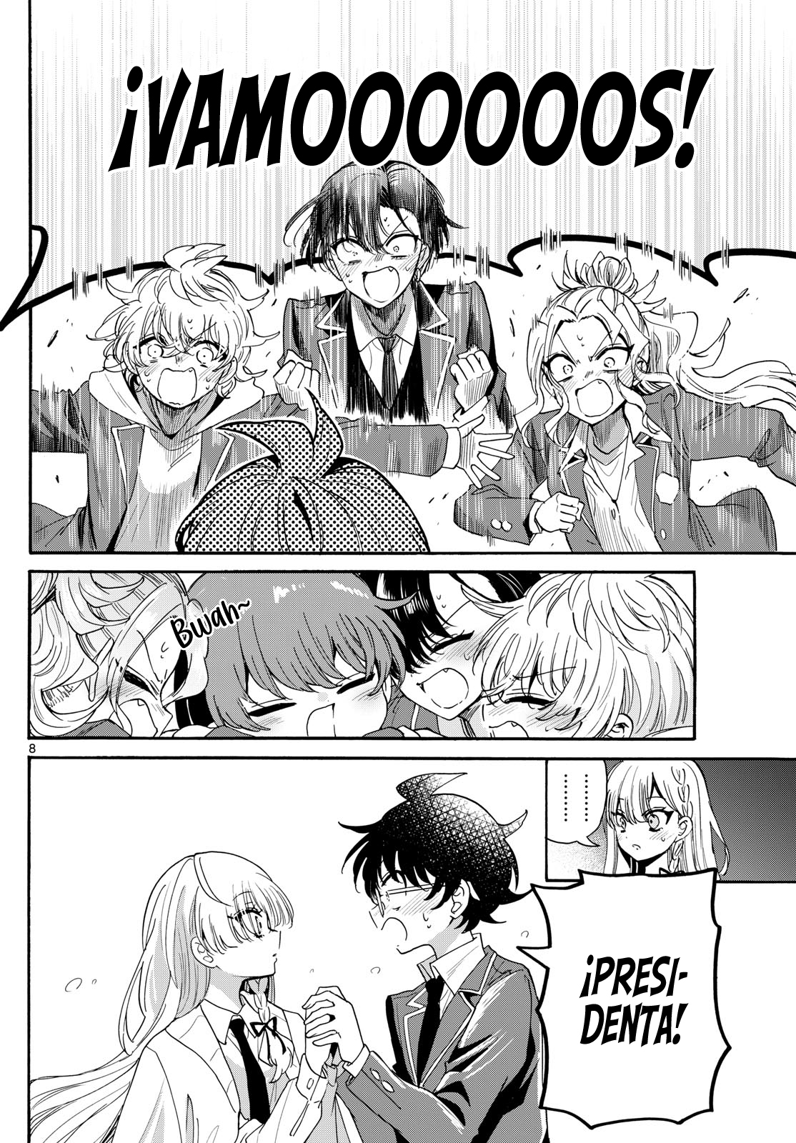 Mikadono Sanshimai wa Angai, Choroi Capitulo 179: Odio la inutilidad página 8