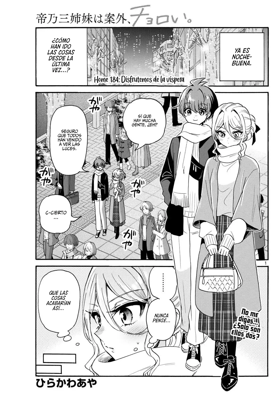 Mikadono Sanshimai wa Angai, Choroi Capitulo 184: Disfrutemos de la víspera página 4