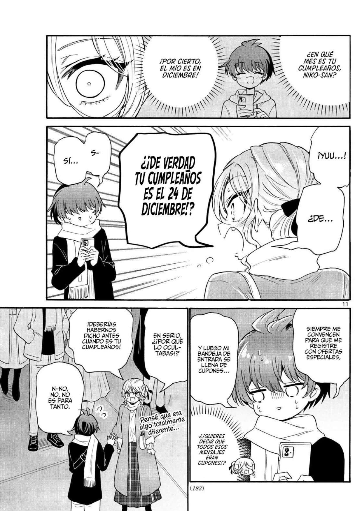Mikadono Sanshimai wa Angai, Choroi Capitulo 184 página 11