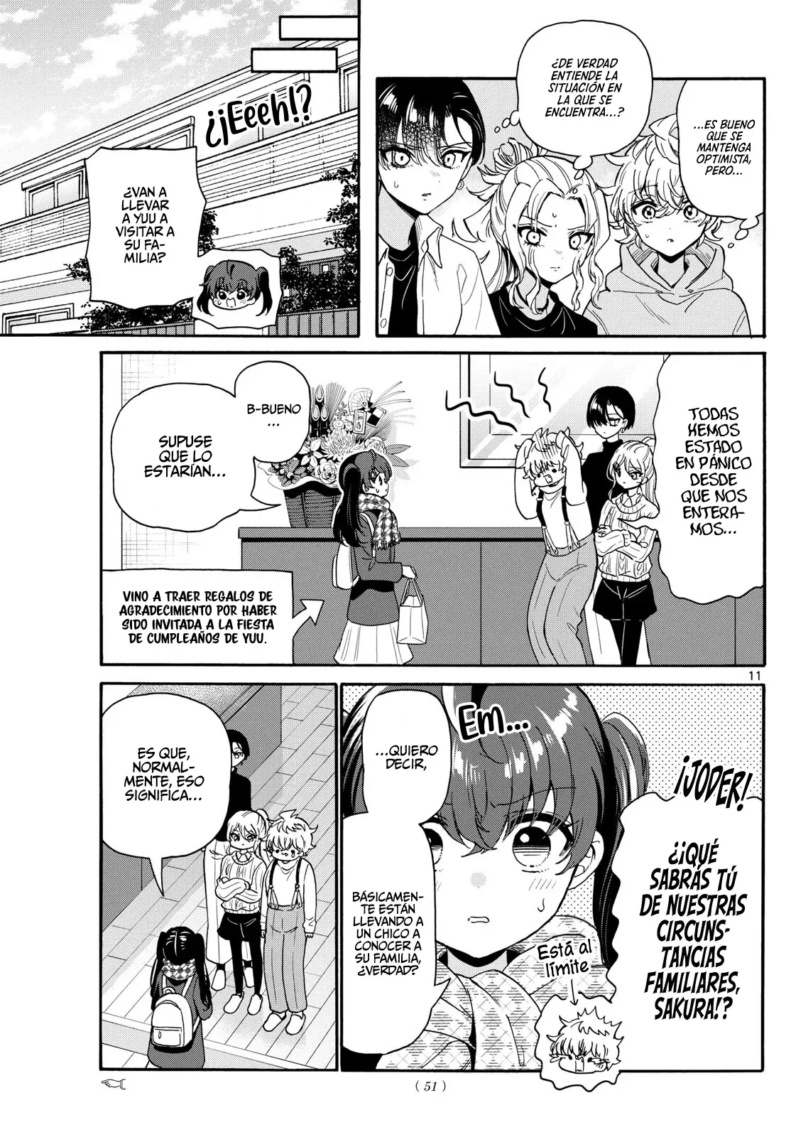 Mikadono Sanshimai wa Angai, Choroi Capitulo 185: Negarse no es una opción página 14