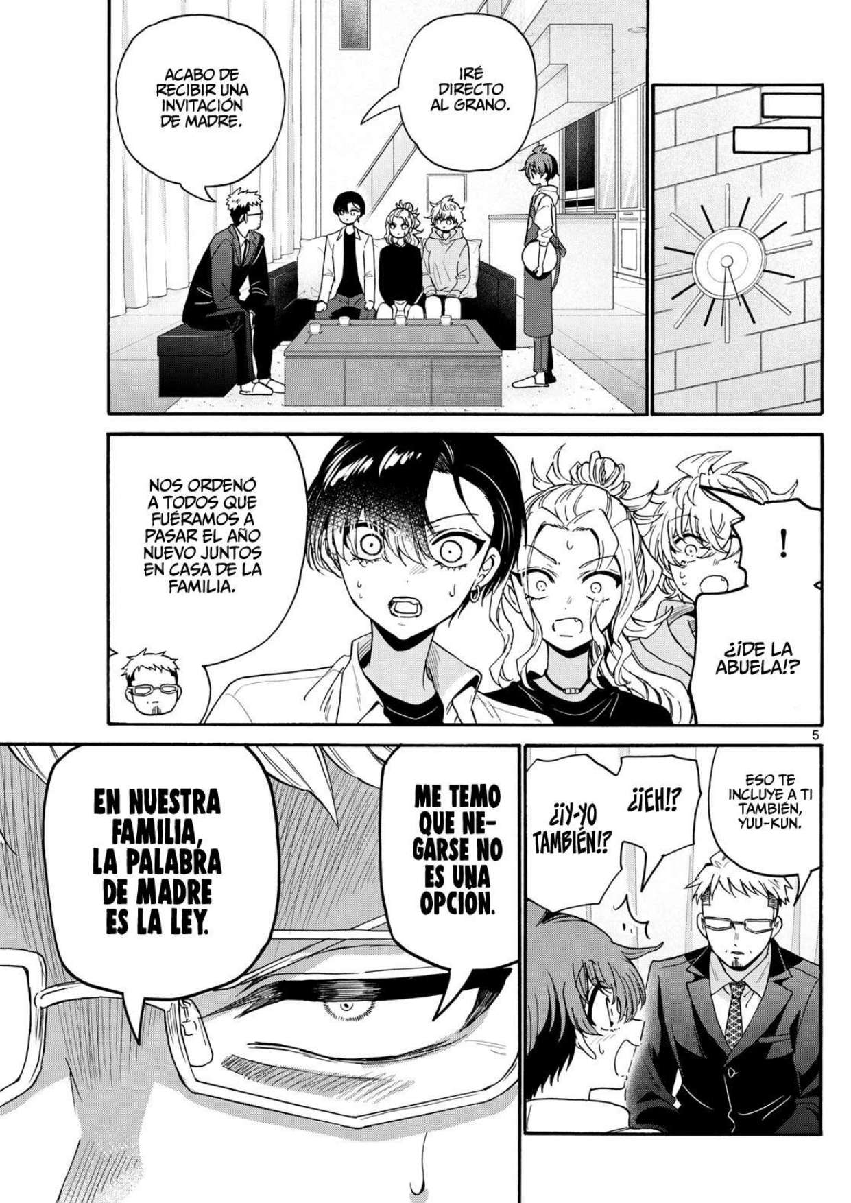 Mikadono Sanshimai wa Angai, Choroi Capitulo 185 página 5