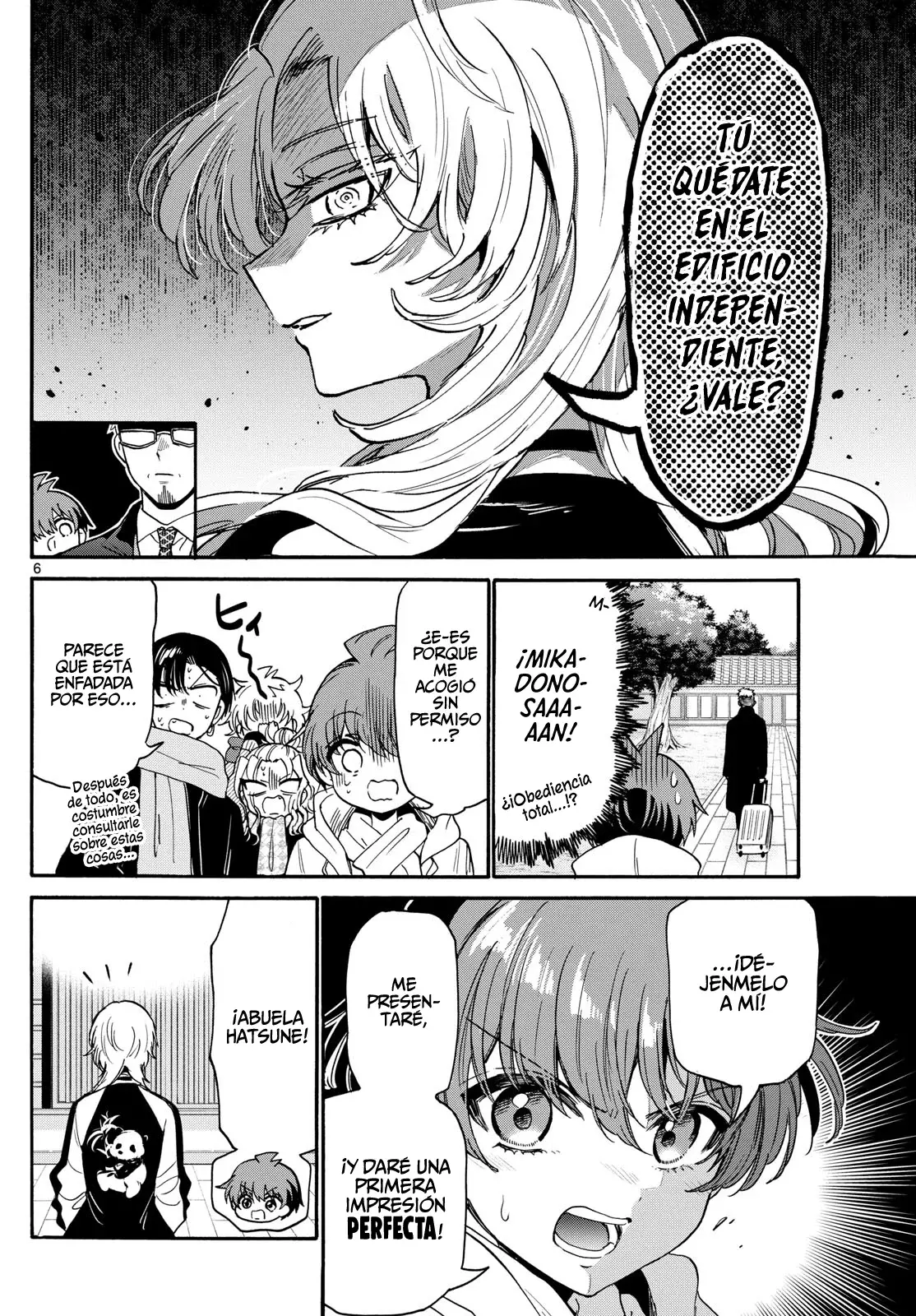 Mikadono Sanshimai wa Angai, Choroi Capitulo 186: La cabeza de la familia Mikadono página 8