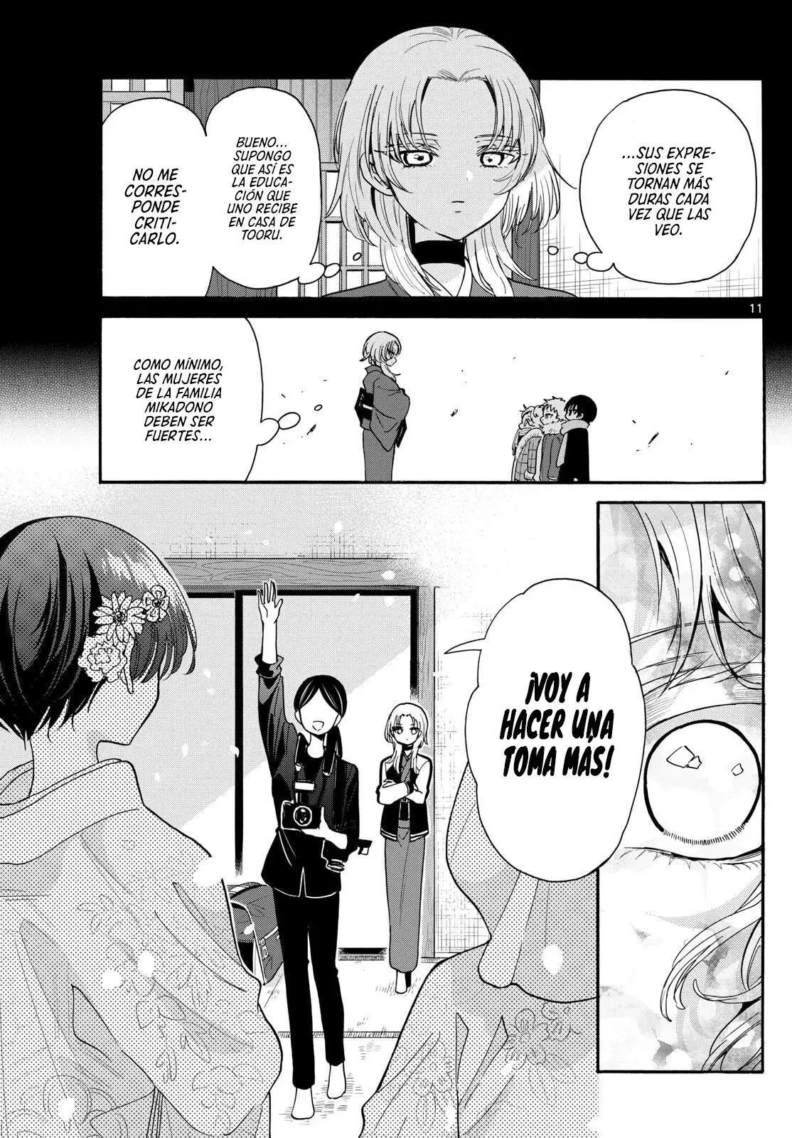 Mikadono Sanshimai wa Angai, Choroi Capitulo 190: Rostros serios página 13
