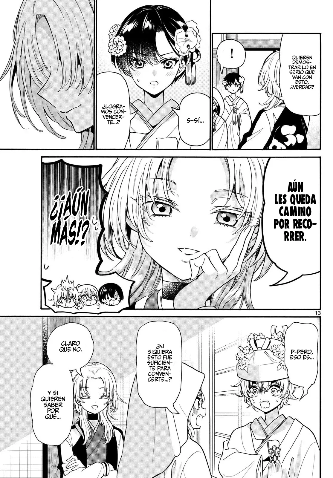 Mikadono Sanshimai wa Angai, Choroi Capitulo 190: Rostros serios página 15