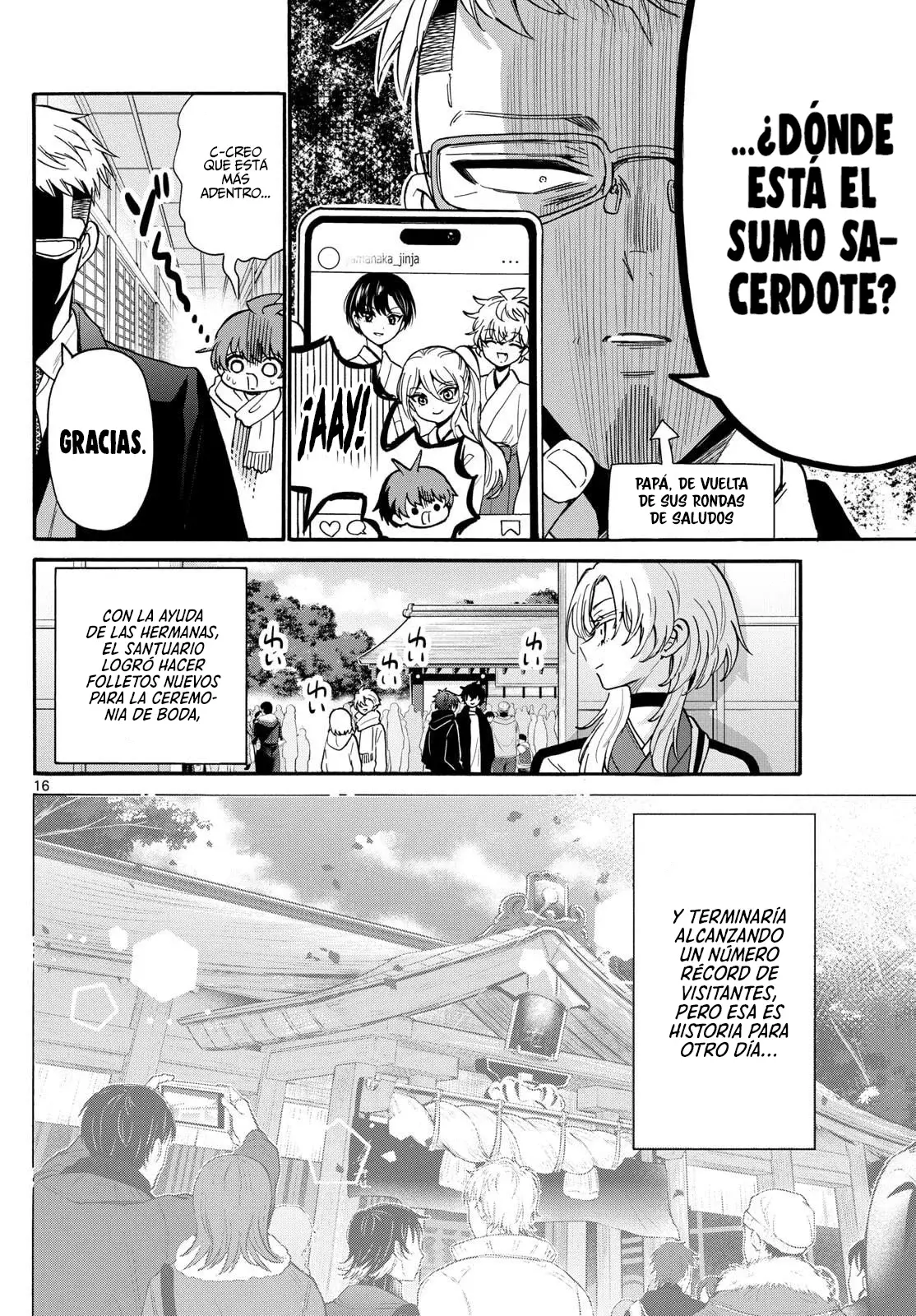 Mikadono Sanshimai wa Angai, Choroi Capitulo 190: Rostros serios página 18