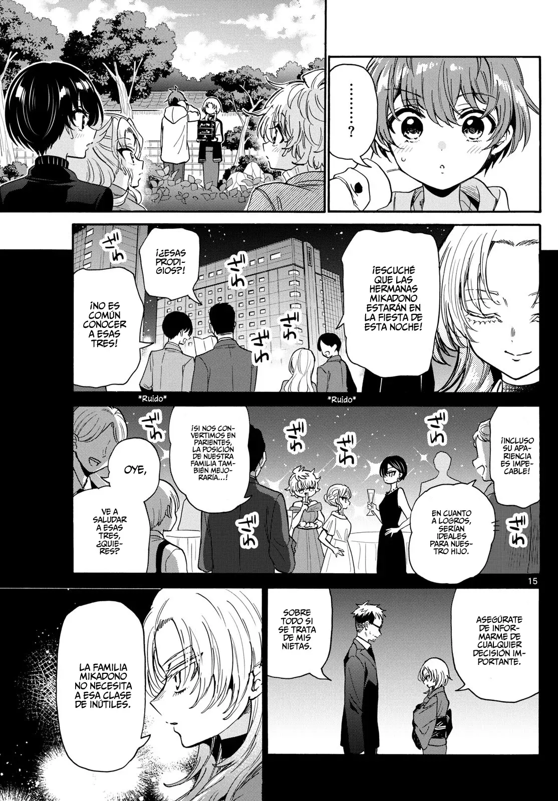 Mikadono Sanshimai wa Angai, Choroi Capitulo 191: Presta atención página 18