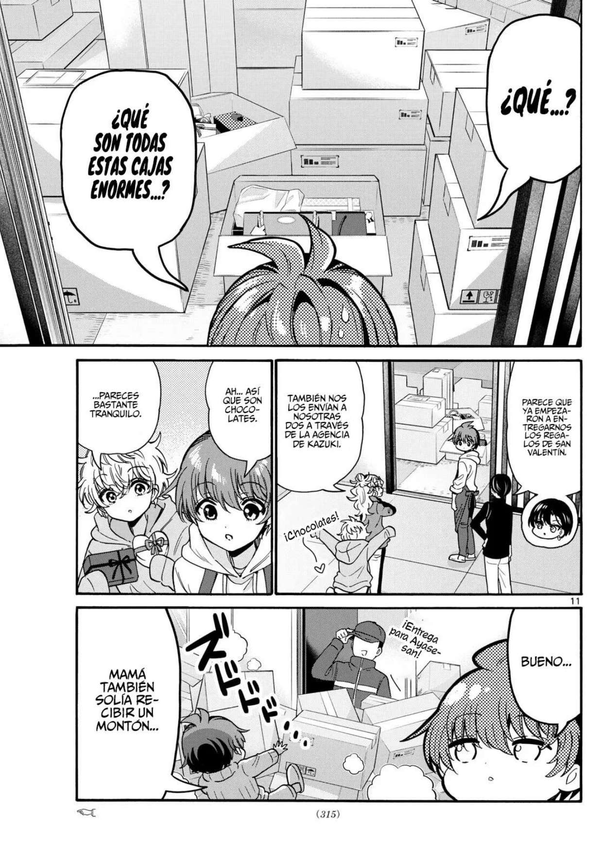 Mikadono Sanshimai wa Angai, Choroi Capitulo 194 página 11