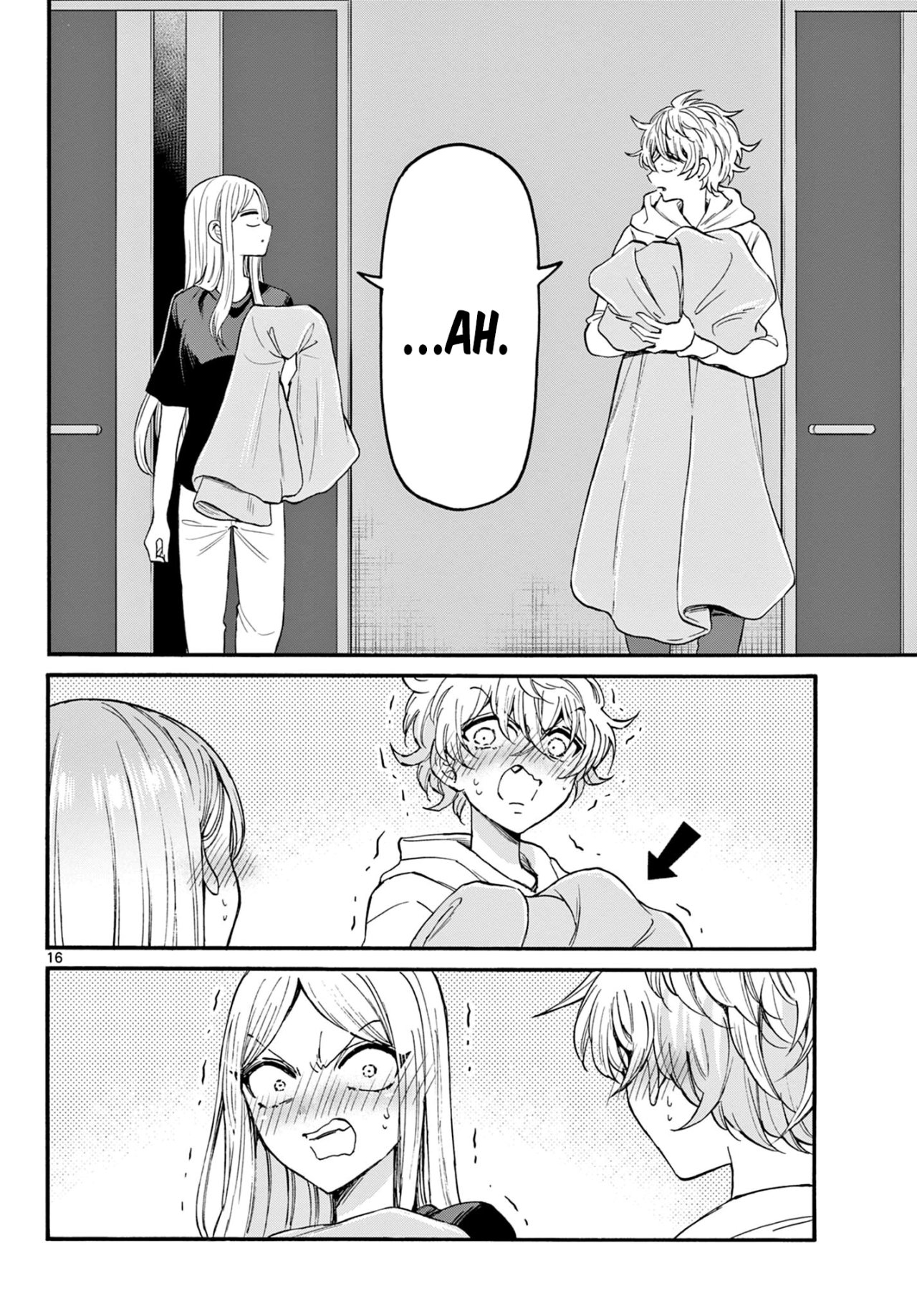 Mikadono Sanshimai wa Angai, Choroi Capitulo 23: Aquí, también. página 17