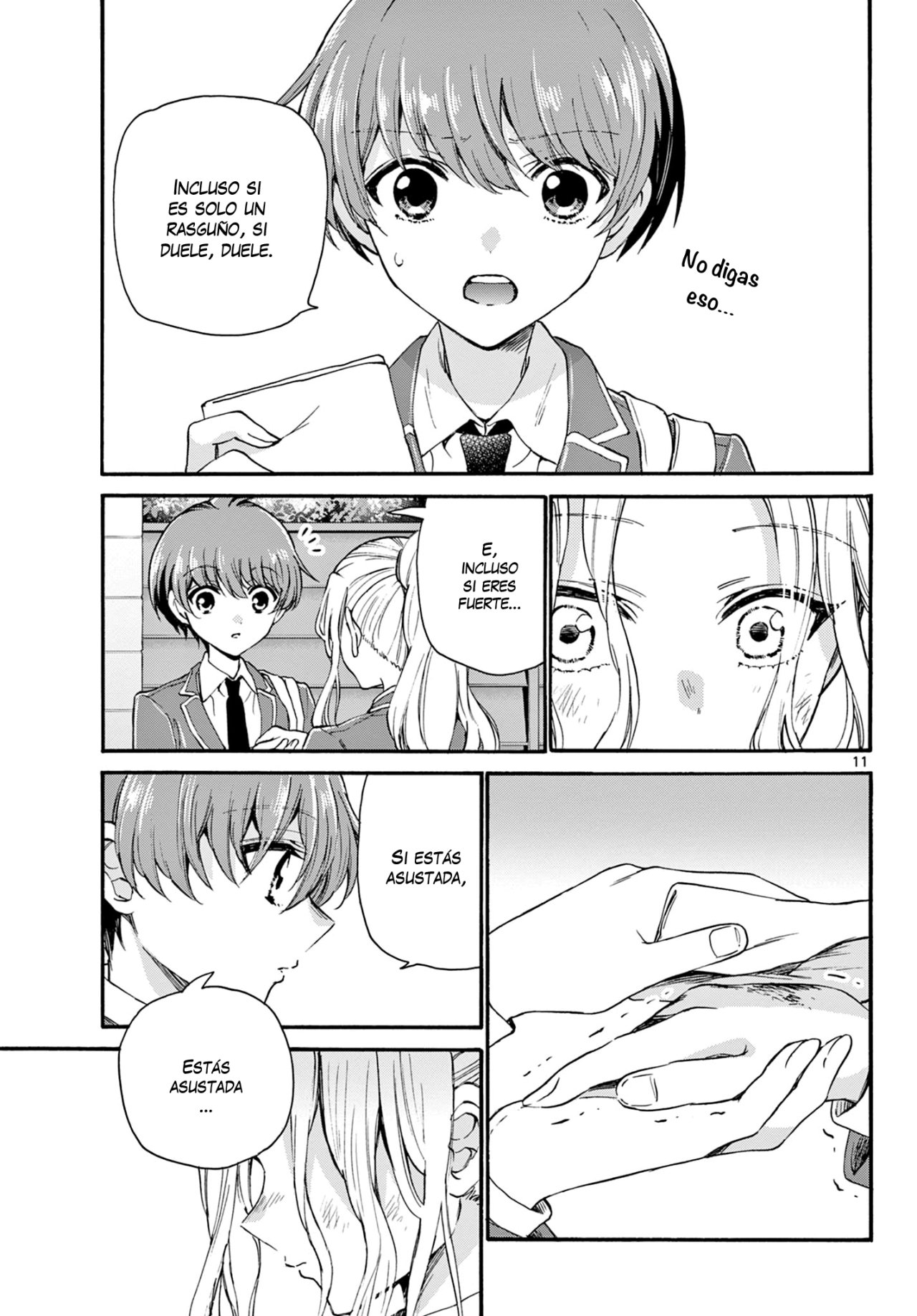 Mikadono Sanshimai wa Angai, Choroi Capitulo 24: Da miedo... página 12