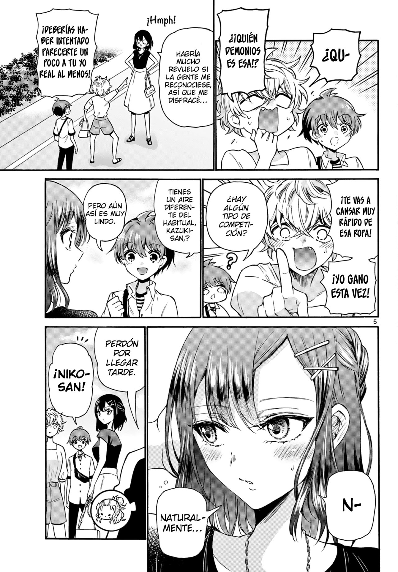 Mikadono Sanshimai wa Angai, Choroi Capitulo 34: Que el corazón palpite página 6