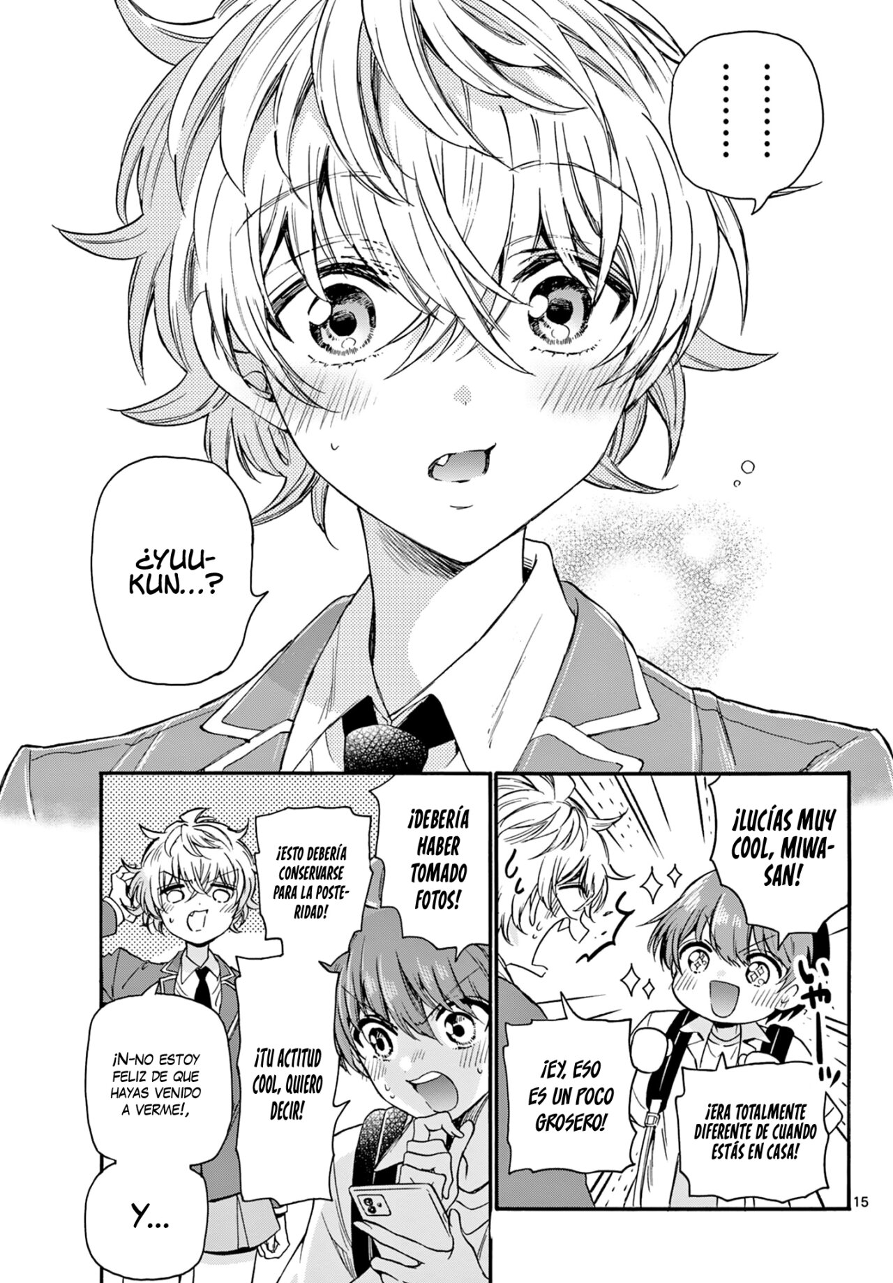 Mikadono Sanshimai wa Angai, Choroi Capitulo 36: ¿Comemos juntos? página 16