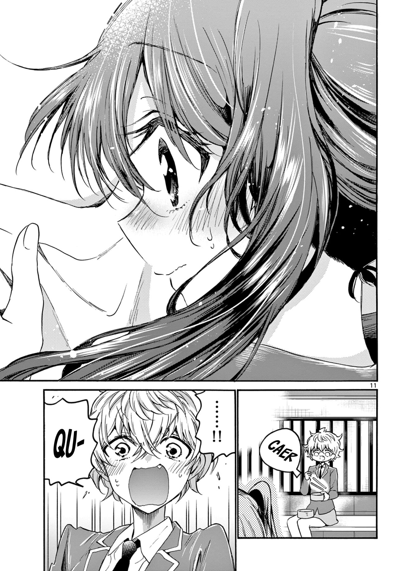 Mikadono Sanshimai wa Angai, Choroi Capitulo 37: ¿Esas dos son rivales? página 12