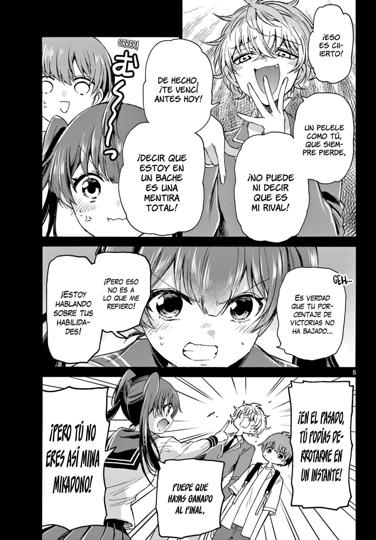 Mikadono Sanshimai wa Angai, Choroi Capitulo 37: ¿Esas dos son rivales? página 6