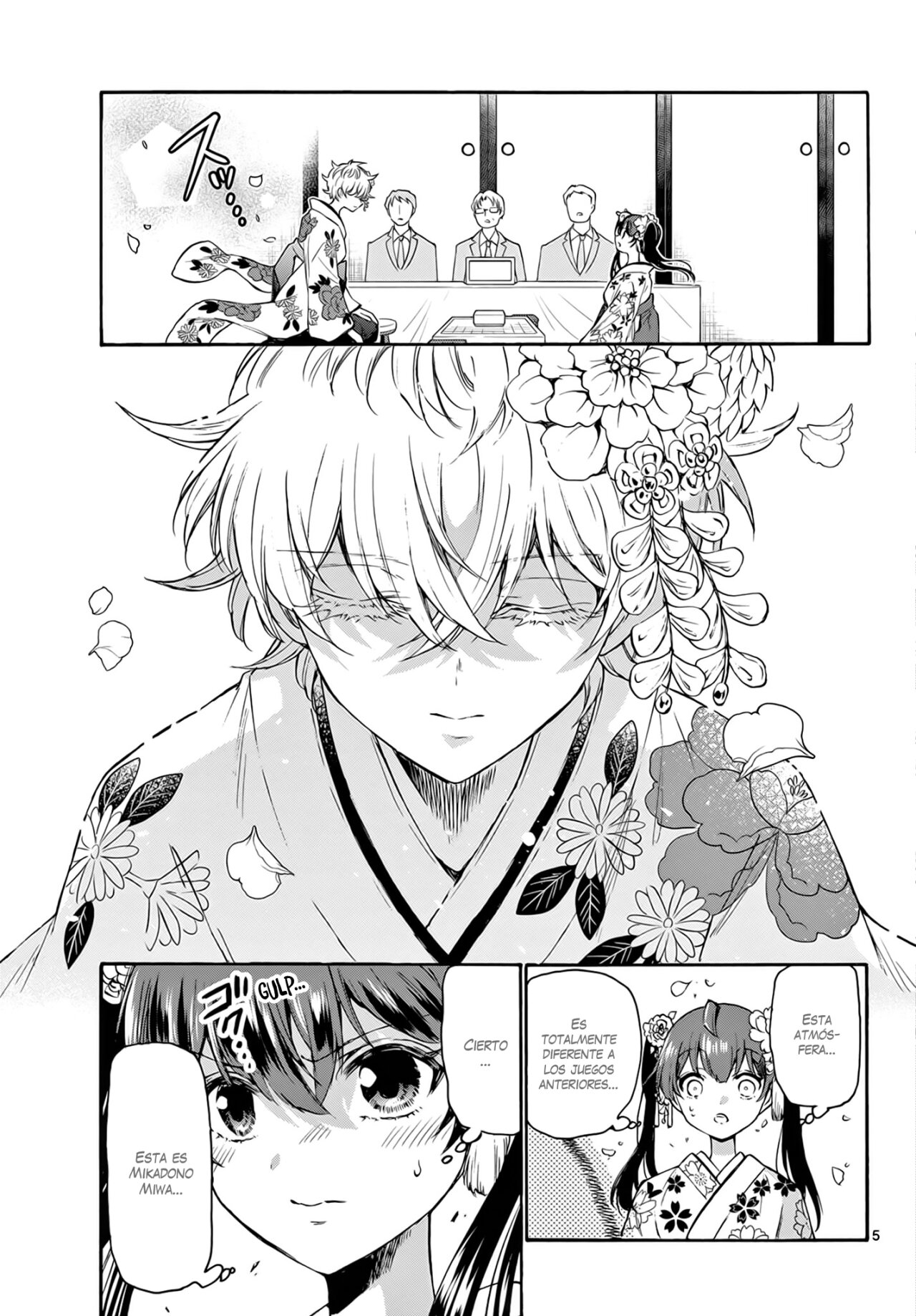 Mikadono Sanshimai wa Angai, Choroi Capitulo 44: Dejando que saten chispas página 6