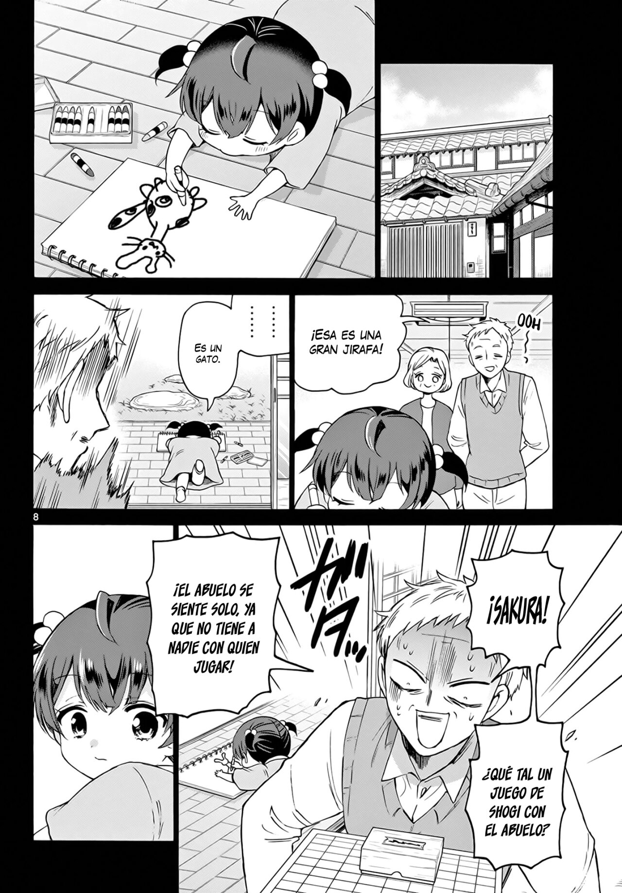 Mikadono Sanshimai wa Angai, Choroi Capitulo 44: Dejando que saten chispas página 9