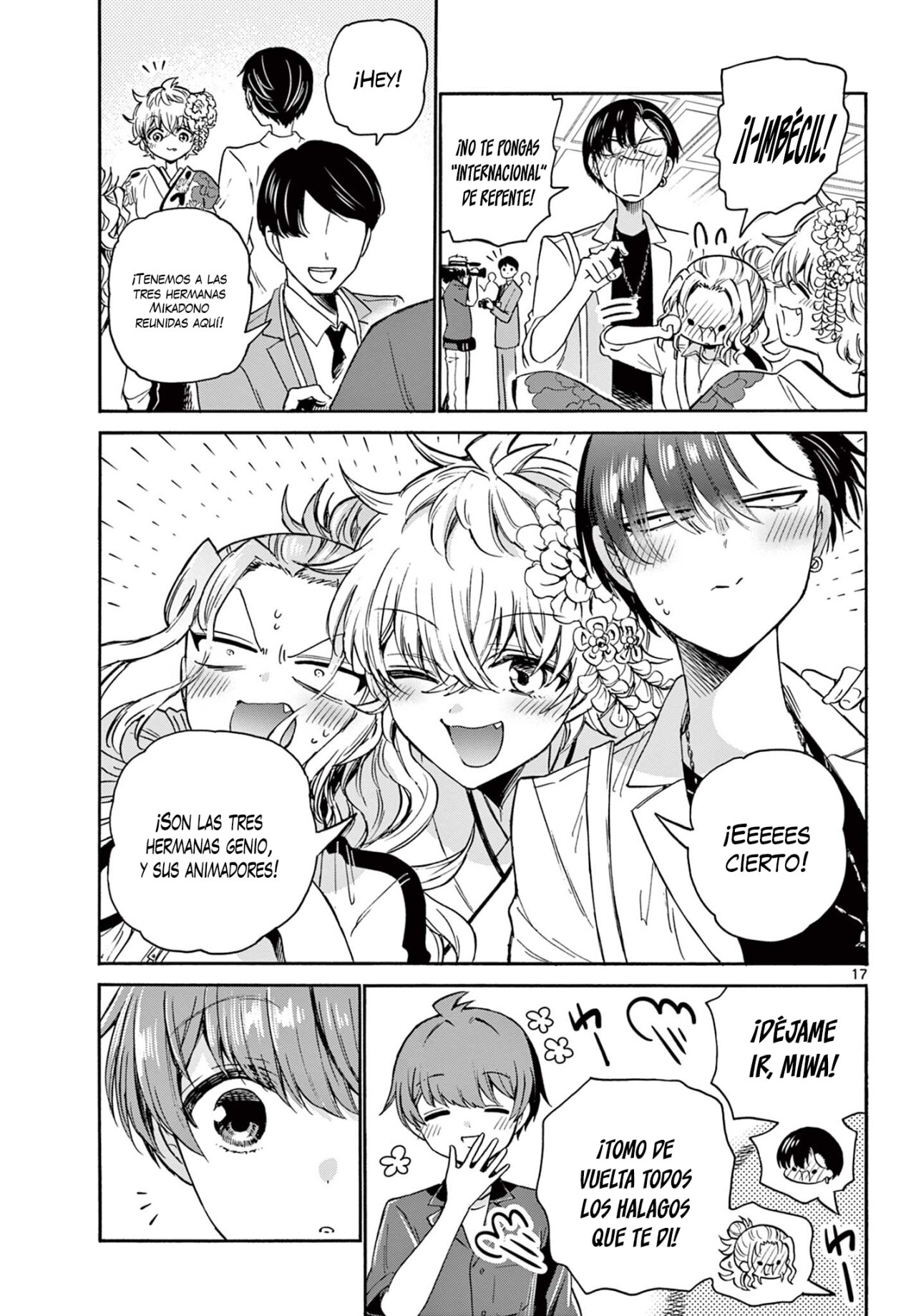Mikadono Sanshimai wa Angai, Choroi Capitulo 45: Ahí está esa cara página 18