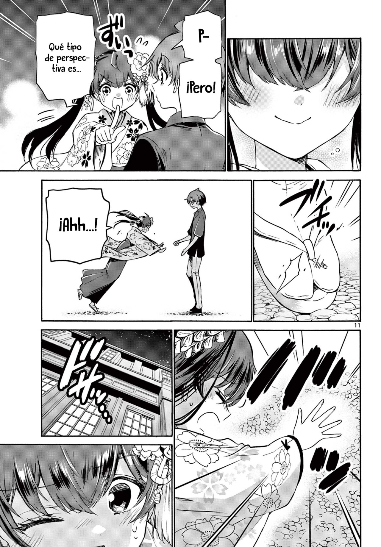 Mikadono Sanshimai wa Angai, Choroi Capitulo 46: Una protagonista página 12