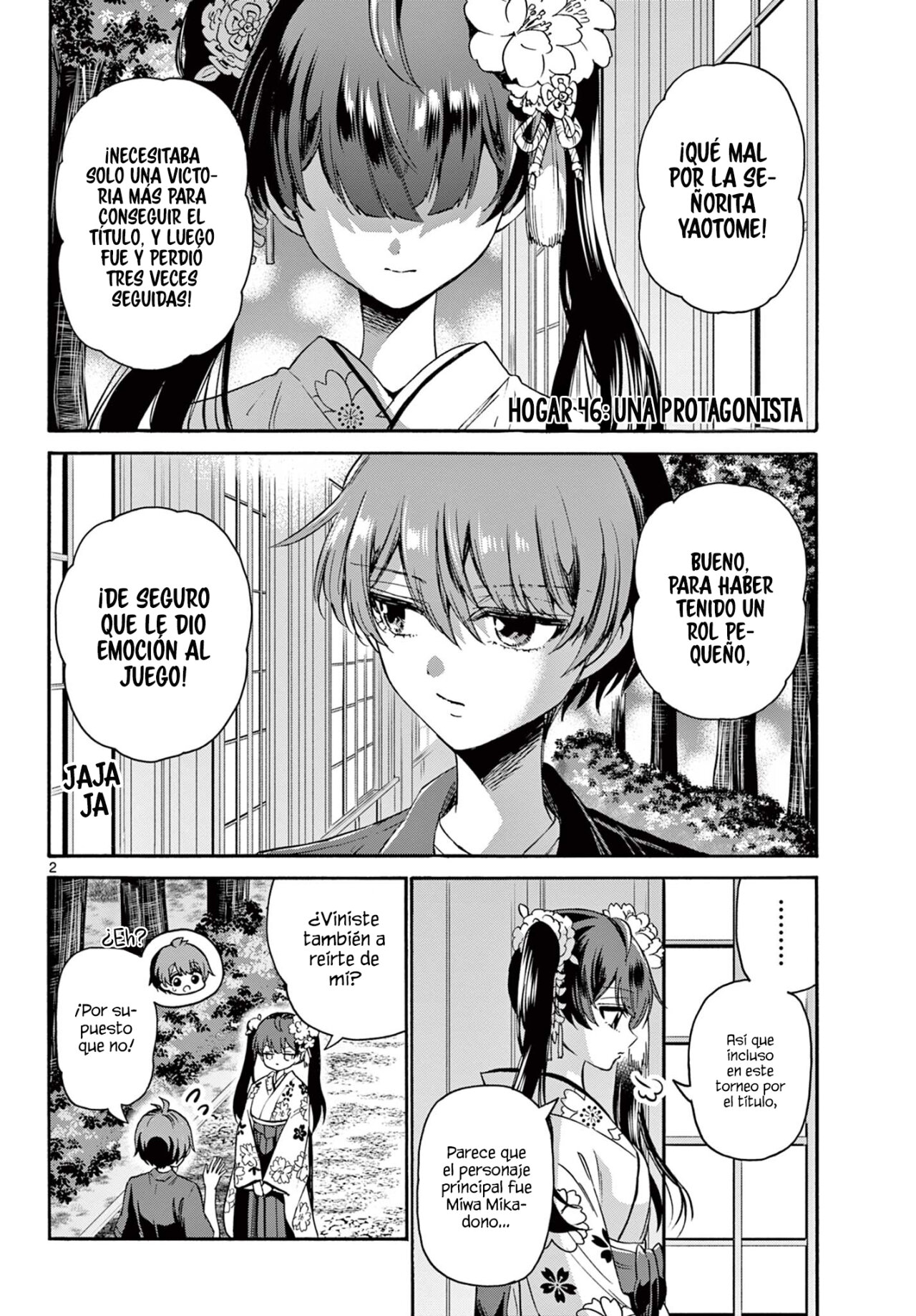 Mikadono Sanshimai wa Angai, Choroi Capitulo 46: Una protagonista página 3