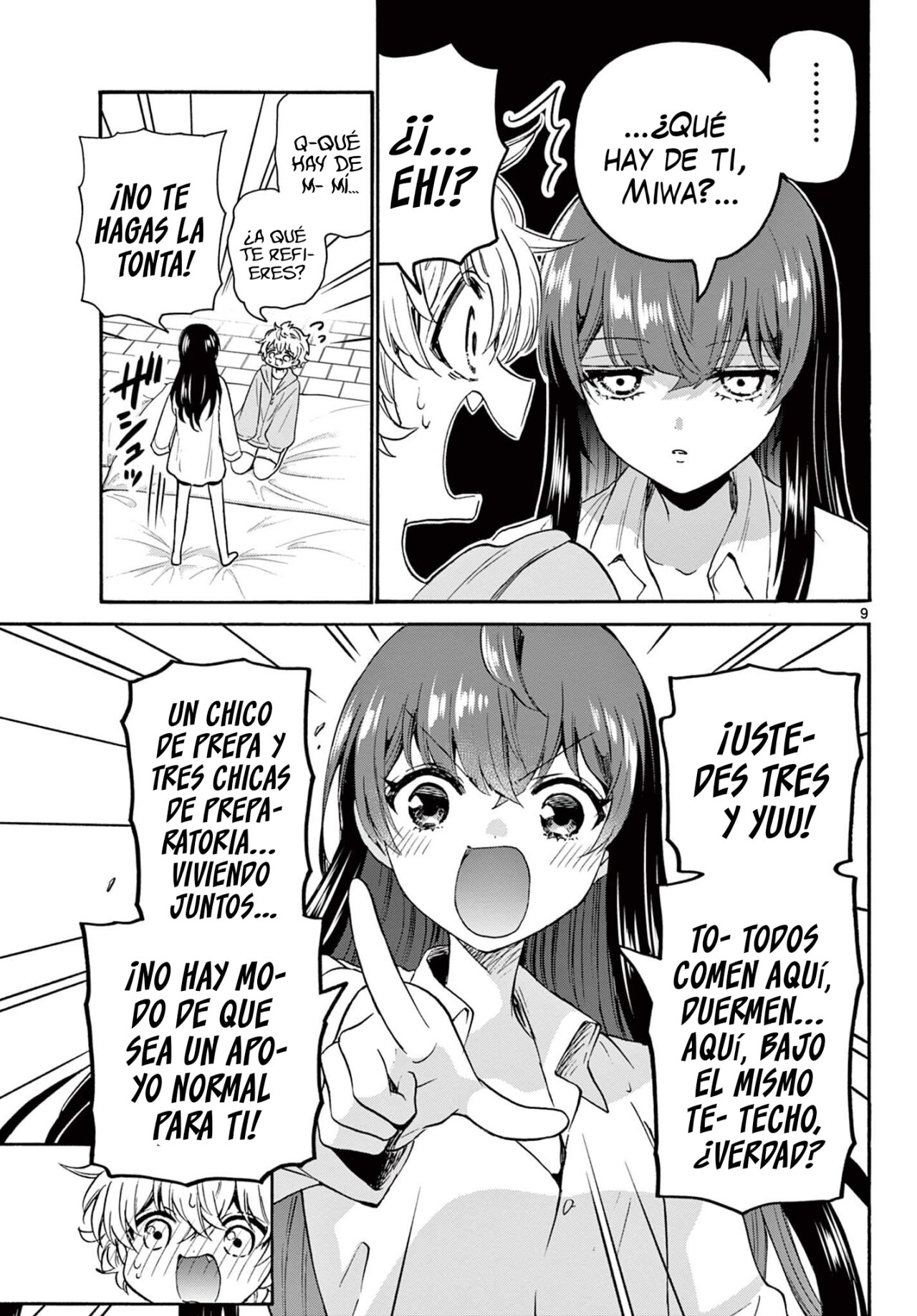 Mikadono Sanshimai wa Angai, Choroi Capitulo 50: Una noche como esta página 10