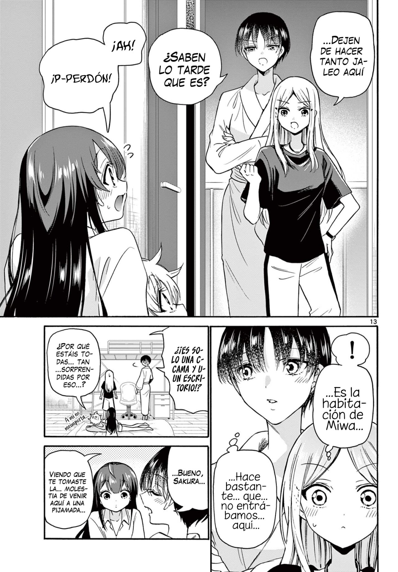 Mikadono Sanshimai wa Angai, Choroi Capitulo 50: Una noche como esta página 14