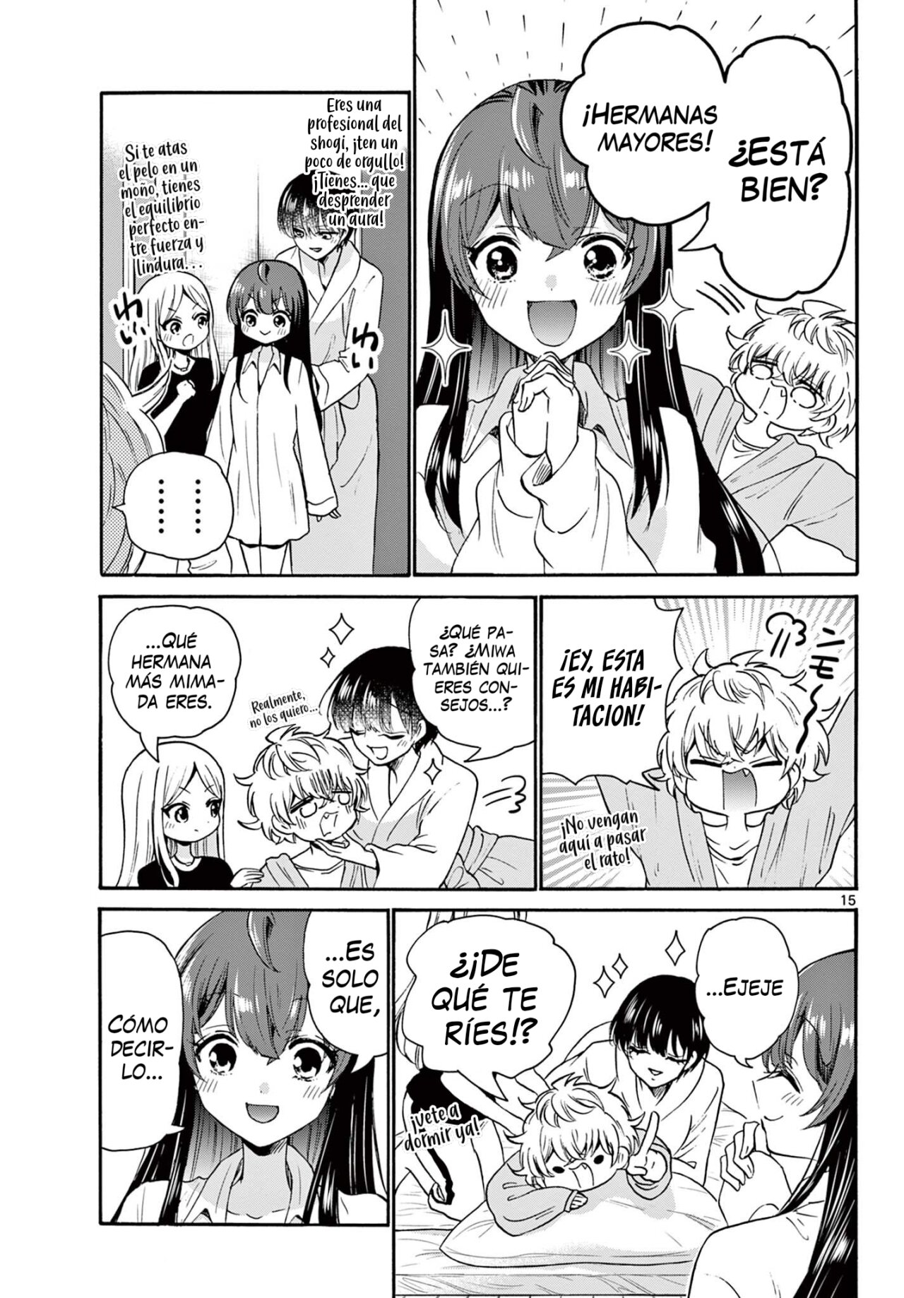 Mikadono Sanshimai wa Angai, Choroi Capitulo 50: Una noche como esta página 16