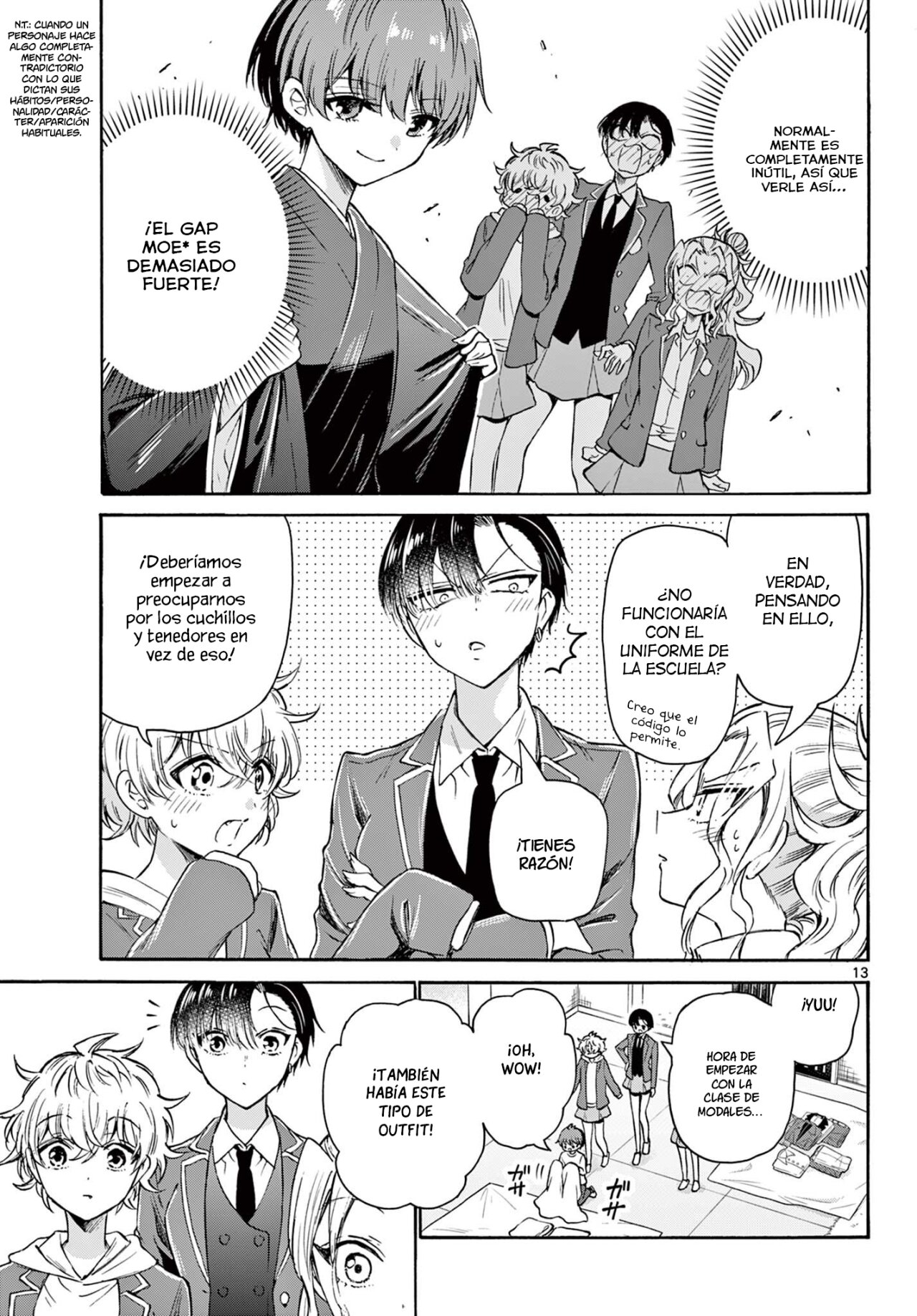 Mikadono Sanshimai wa Angai, Choroi Capitulo 54: Te apoyaremos página 14