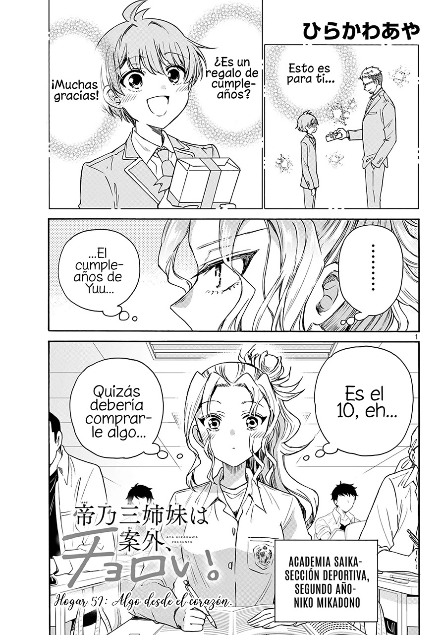 Mikadono Sanshimai wa Angai, Choroi Capitulo 57: Algo desde el corazón página 2
