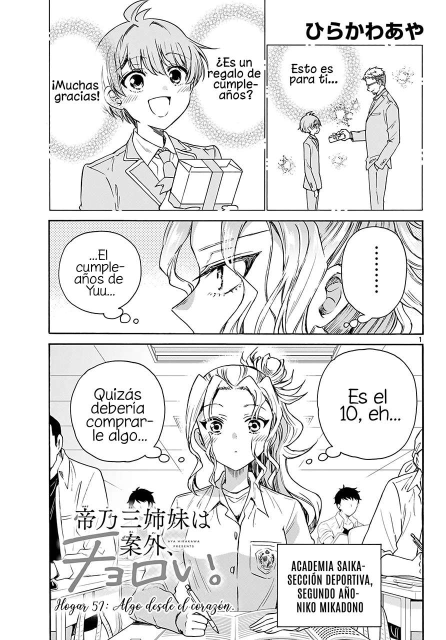 Mikadono Sanshimai wa Angai, Choroi Capitulo 57 página 2